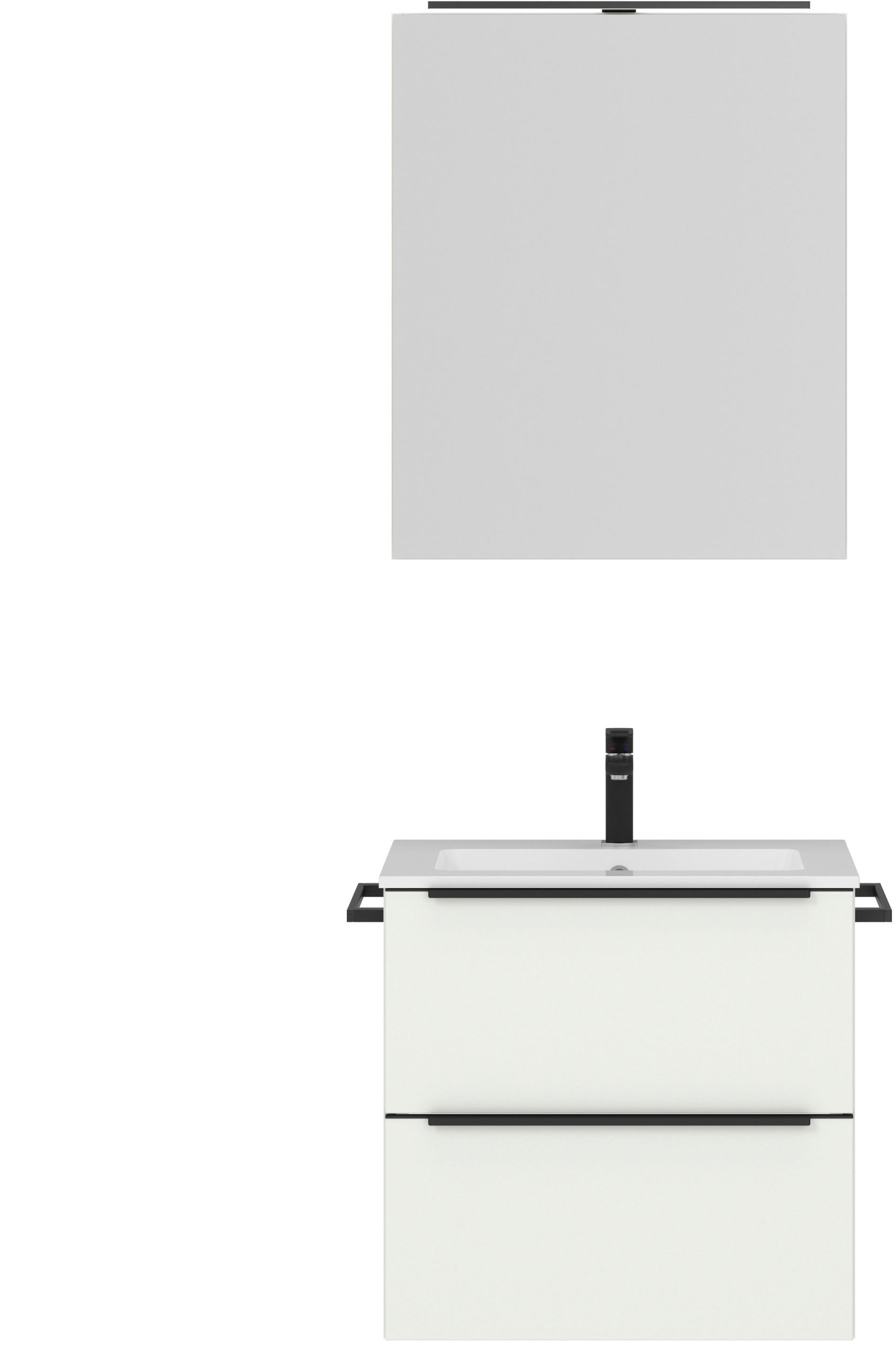 nobilia® Badmöbel-Set »Levere« vormontiert, mit Soft-Close, 2 Stk. tlg. günstig online kaufen