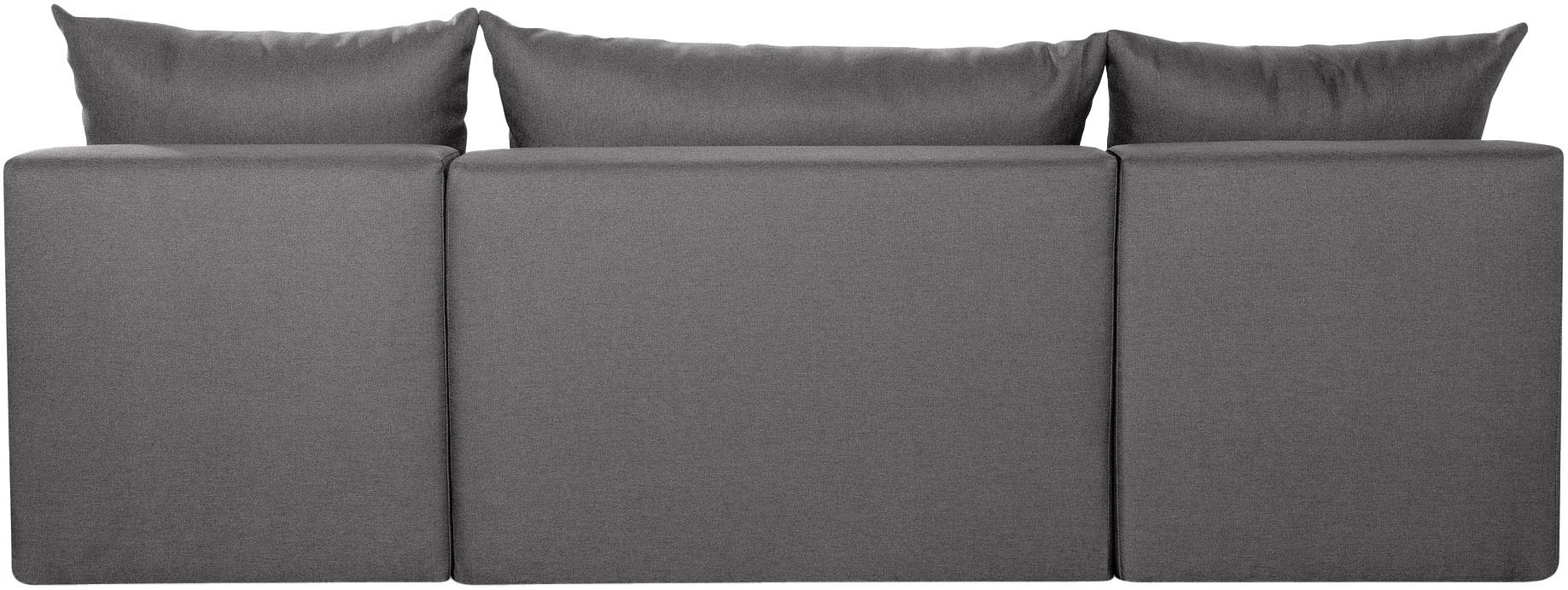 COLLECTION AB Wohnlandschaft »Pico U-Form«, Wohnlandschaft,2 X Ottomane,Polyätherschaum Polsterung