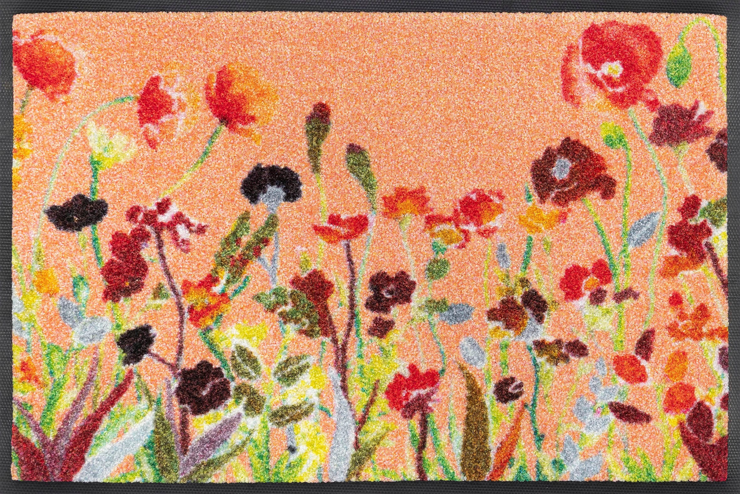 wash+dry by Kleen-Tex Fußmatte rechteckig, Schmutzfangmatte, bestellen Motiv »Wildflowers«, waschbar und bequem Blumen, rutschhemmend, schnell