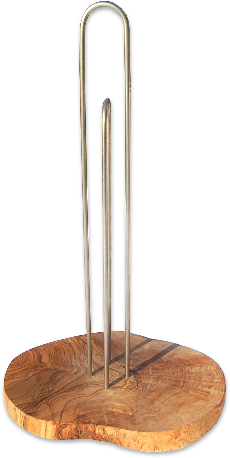 Olivenholz-erleben Küchenrollenhalter »DESIGN mit Edelstahlstangen und Oliv günstig online kaufen