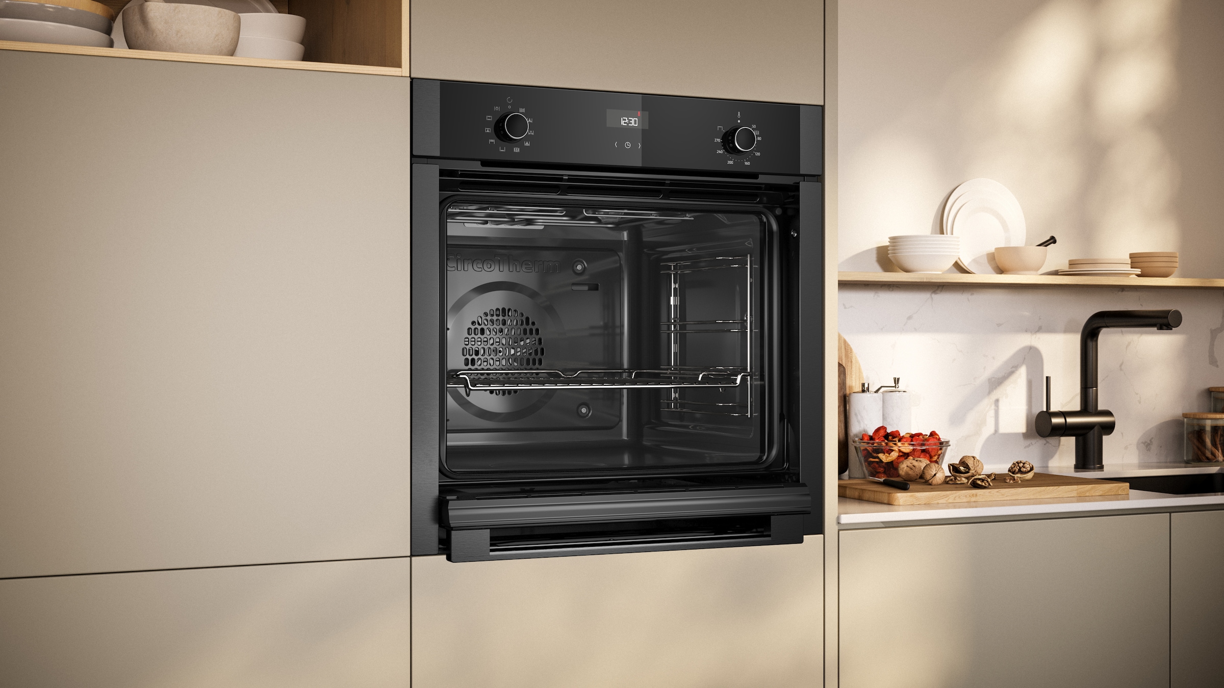 NEFF Einbaubackofen N 50 »B3ACE2AG3«, mit Teleskopauszug nachrüstbar, EasyClean®