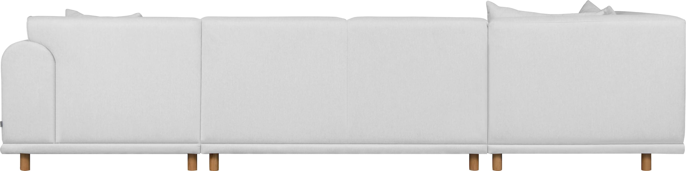 andas Wohnlandschaft »Maroon U-Form«, in skandinavischem Design, mit losen Kissen