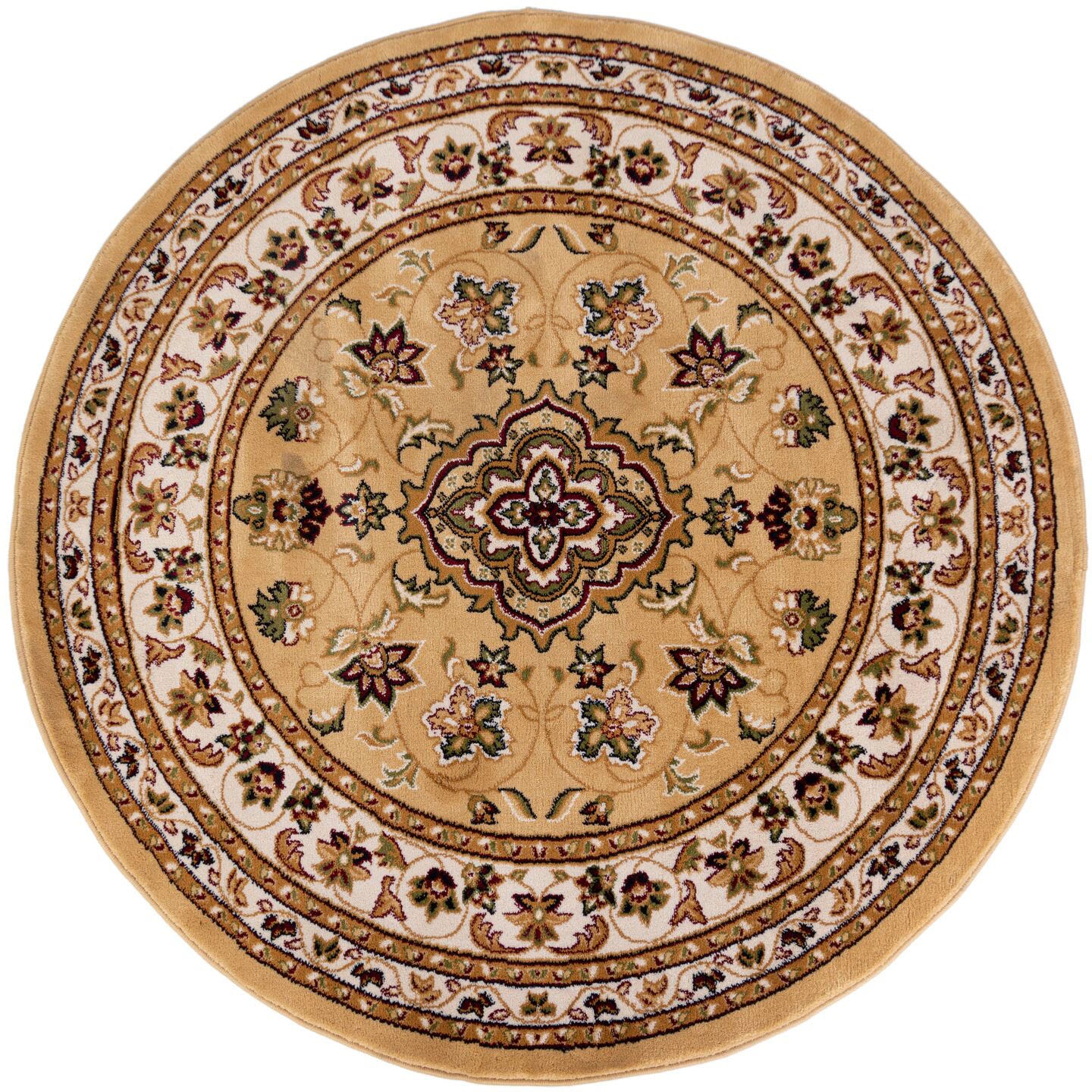 FLAIR RUGS Teppich »Sherborne«, rund, 8 mm Höhe