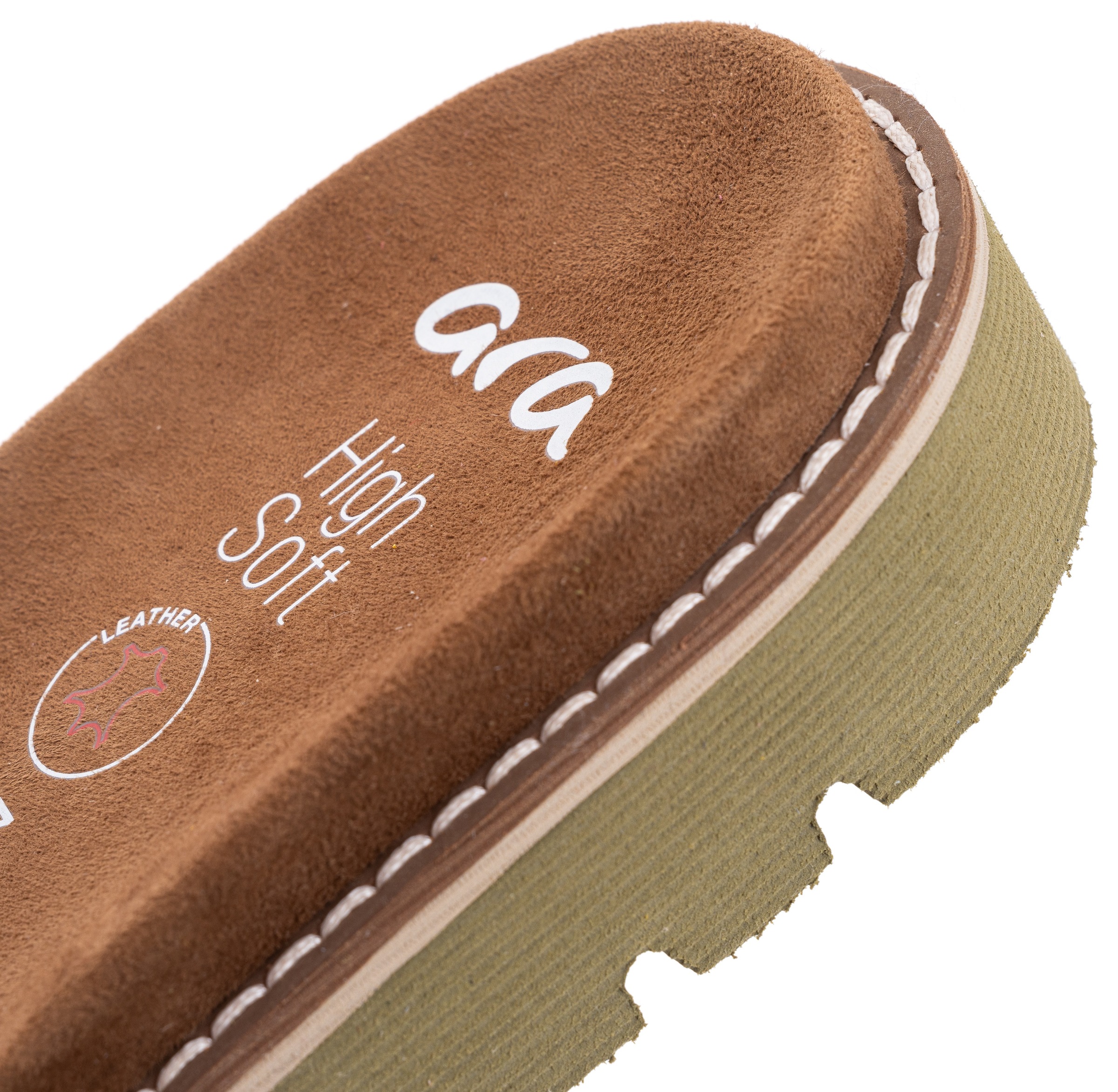 Ara Pantolette »KENT«  , Slides, Flats, Sandale mit geraffter Bandage