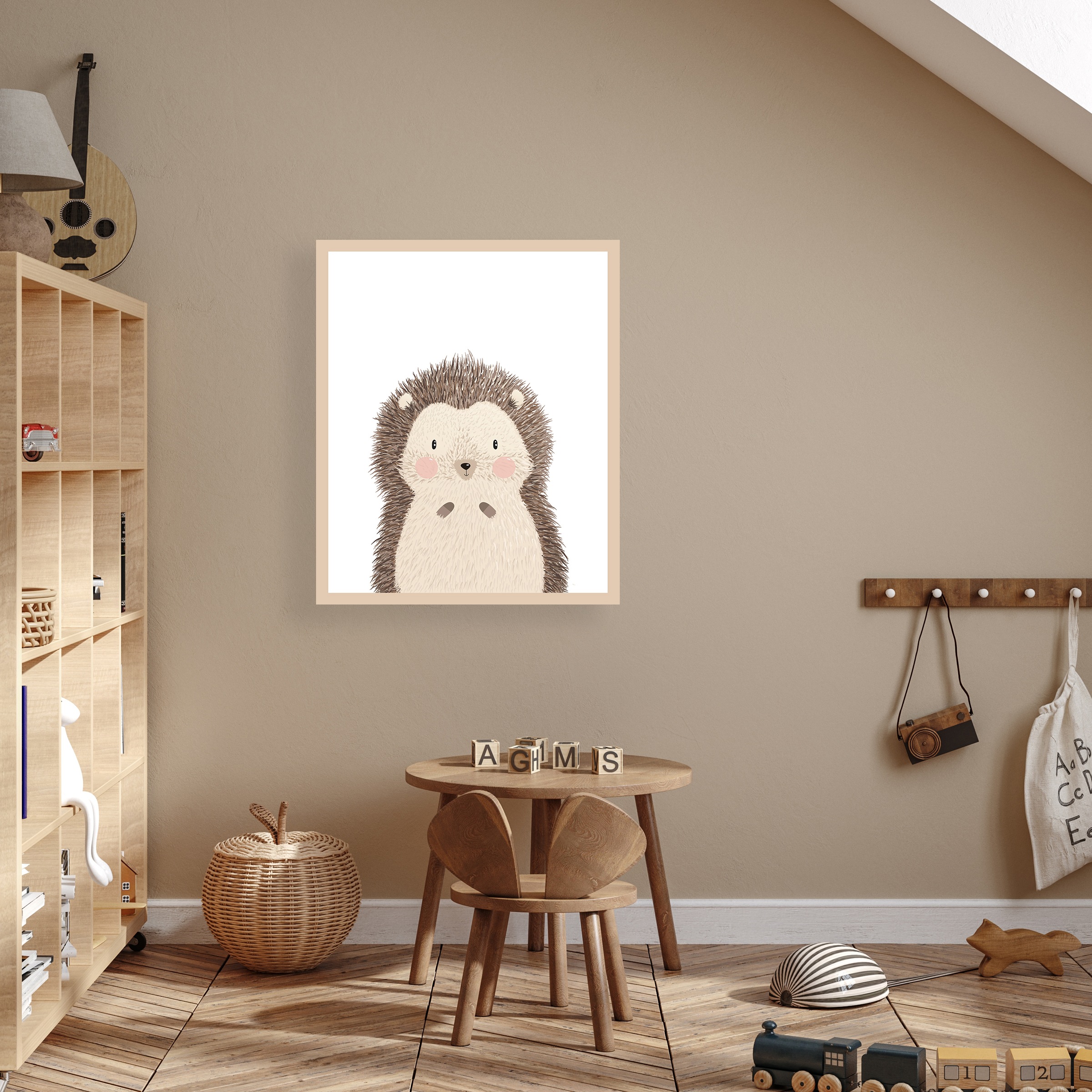 Lüttenhütt Poster »Niedlicher Igel«, Fantasy-Tiere, (1 St.), HD Premium Dru günstig online kaufen