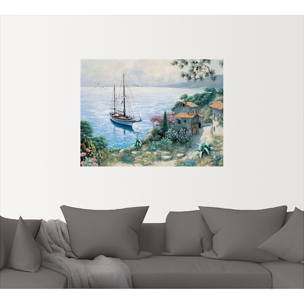 Artland Wandbild »Die Bucht«, Boote & Schiffe, (1 St.)