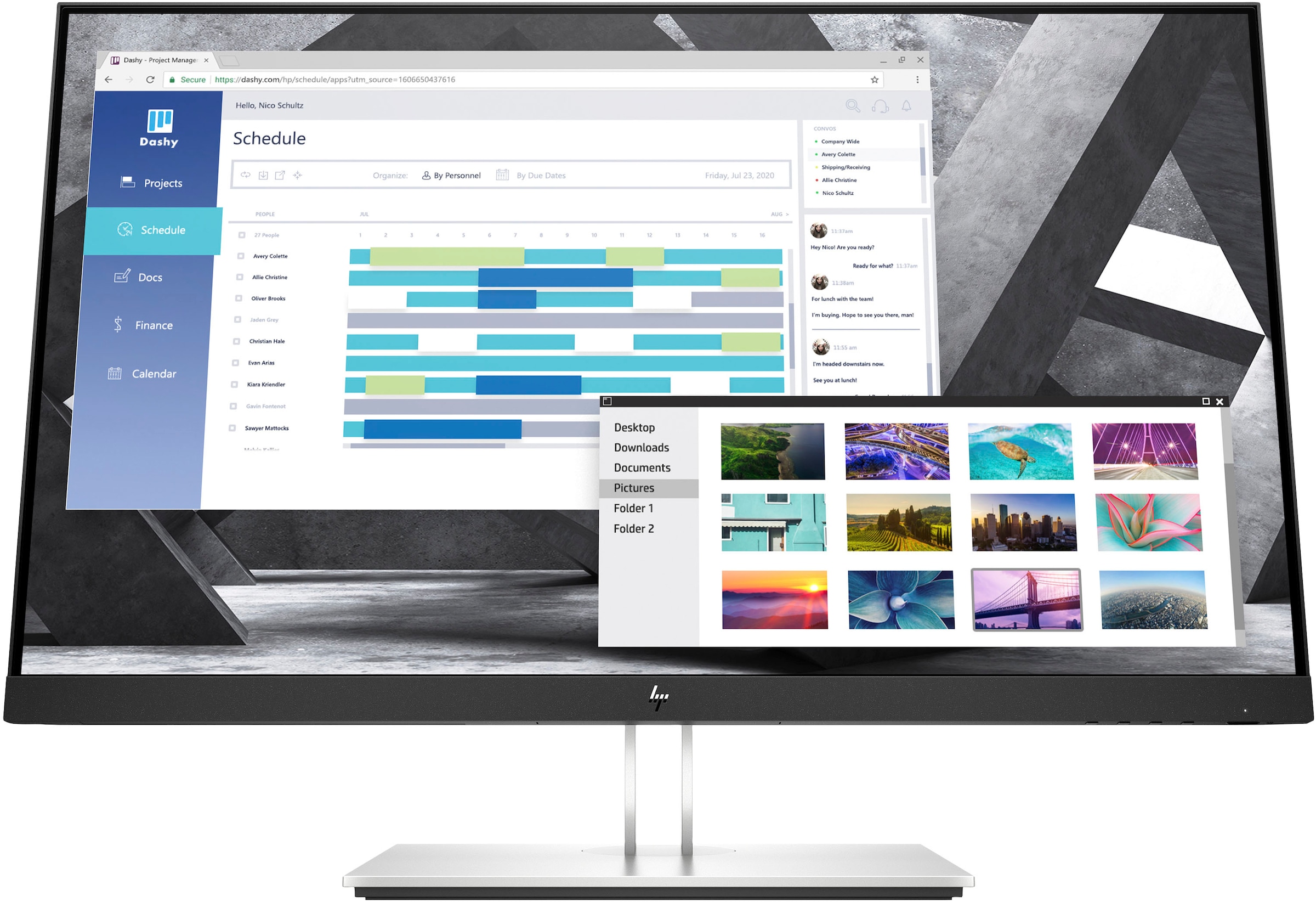 HP LED-Monitor »E27q G4 QHD«, 69 cm/27 Zoll, 2560 x 1440 px, QHD, 5 ms Reaktionszeit, 60 Hz
