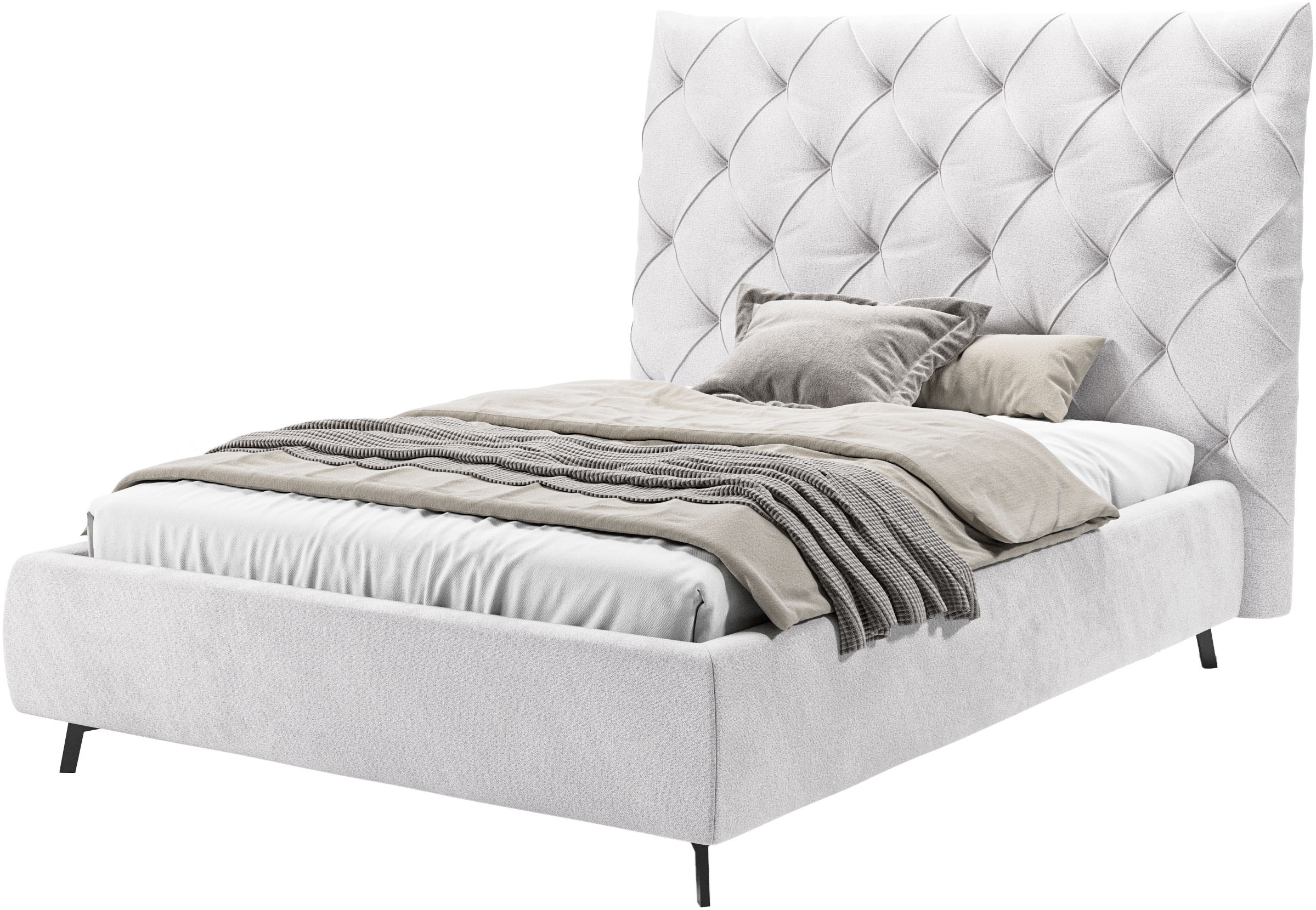 Home affaire Polsterbett "Maxime, in 4 Breiten bis 200cm, auch in Leder" Ko günstig online kaufen