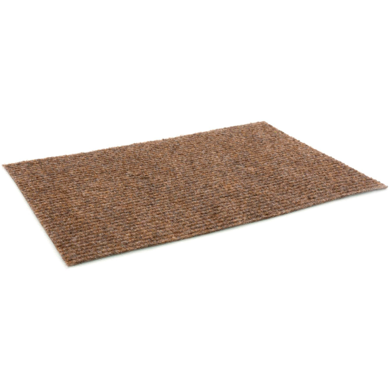 PRIMAFLOR-IDEEN IN TEXTIL Nadelvliesteppich »MALTA« rechteckig 2, 5 mm Höhe Uni-Farben, strapazierfähig & pflegeleicht, Kurzflor, Nadelvlies braun