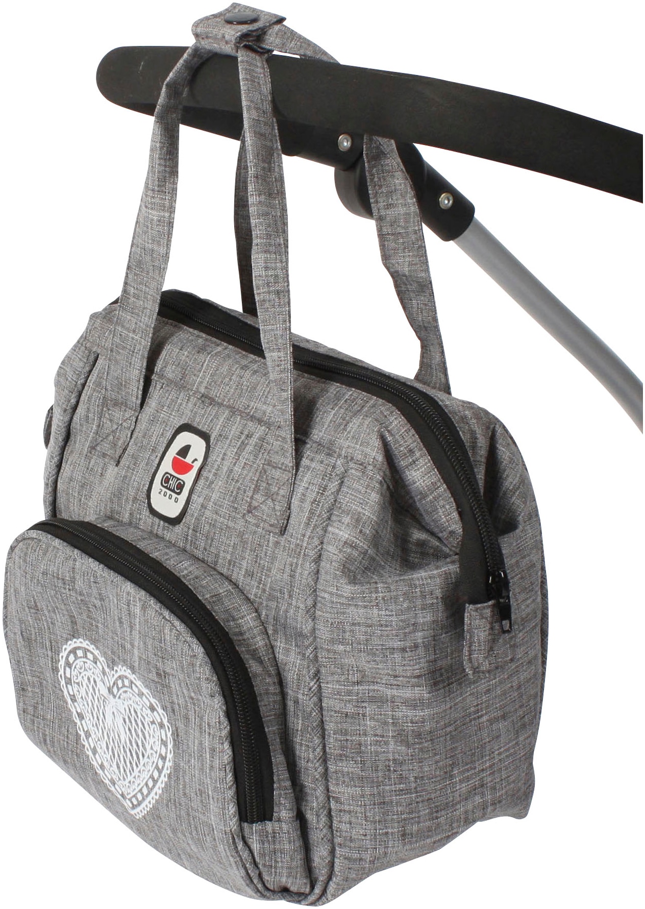 CHIC2000 Puppen Wickeltasche »Jeans Grey«