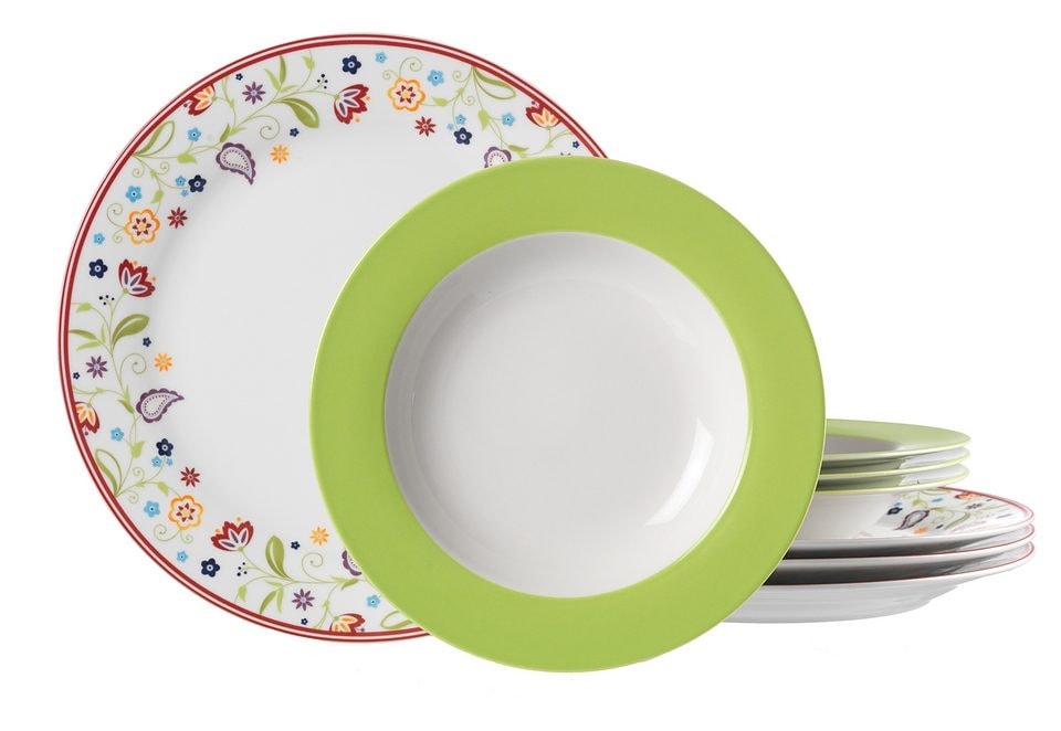 Ritzenhoff & Breker Tafelservice »Teller Set, Geschirr-Set SHANTI DOPPIO« 8 günstig online kaufen