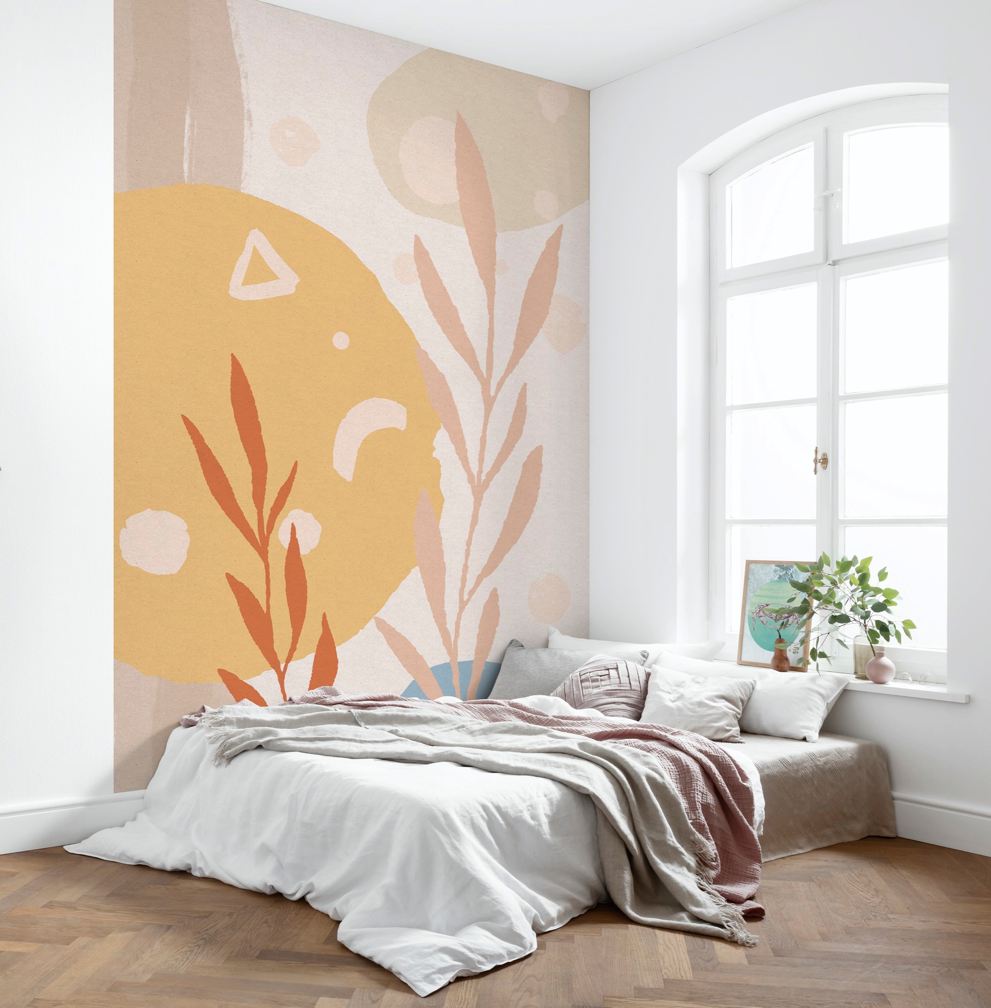 Sanders & Sanders Fototapete Bohemian-Skandi Multicolor 200 x 280 cm 611974 günstig online kaufen