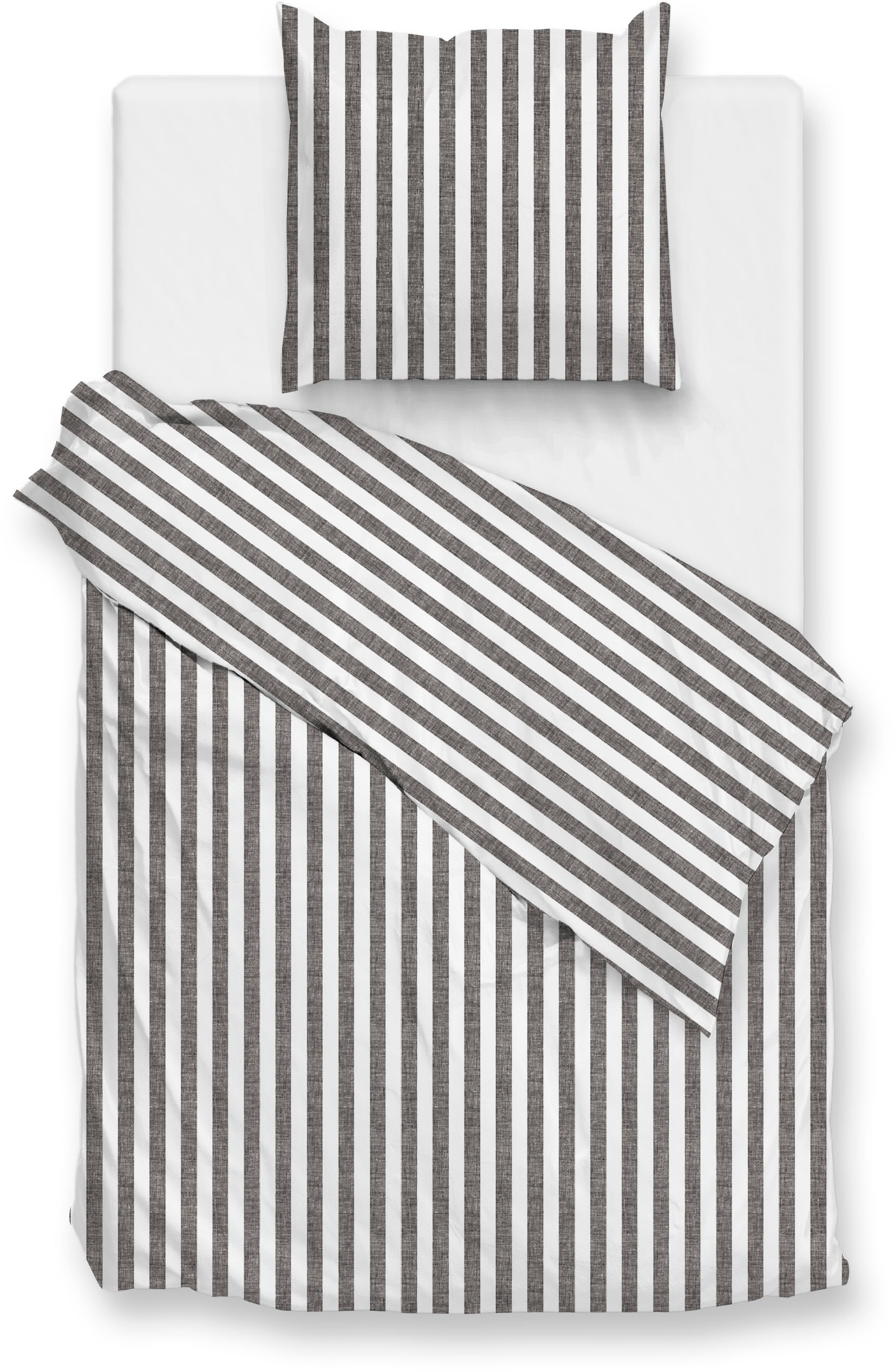 ZO HOME Bettwäsche »Banda-di-Lino« 2 Stk. tlg. Bettwäsche aus 100% Baumwoll günstig online kaufen