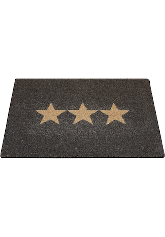 Andiamo Fußmatte »Kokos Star«, rechteckig, 15 mm Höhe, Schmutzfangmatte, Motiv Sterne,... kaufen