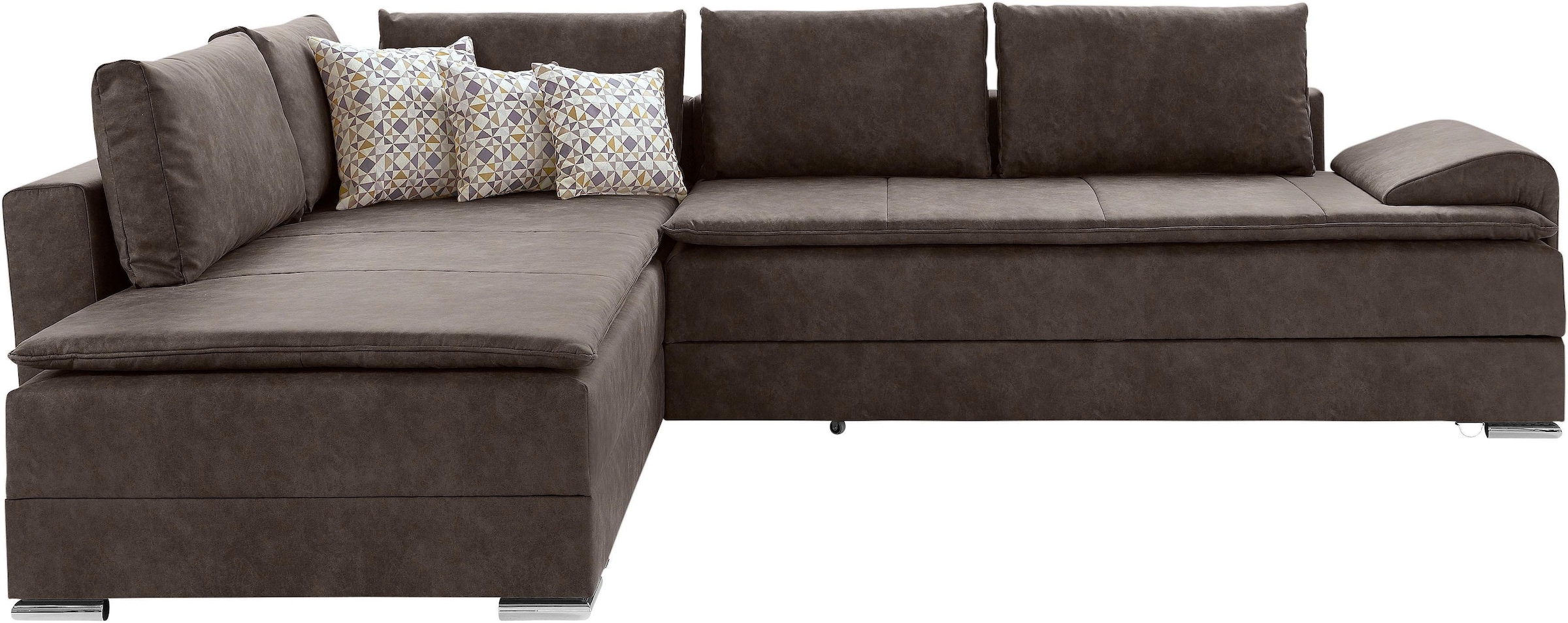 INOSIGN Ecksofa »Night & Day L-Form«, mit Boxspring Bettfunktion 180x200 cm, Dauerschläfer