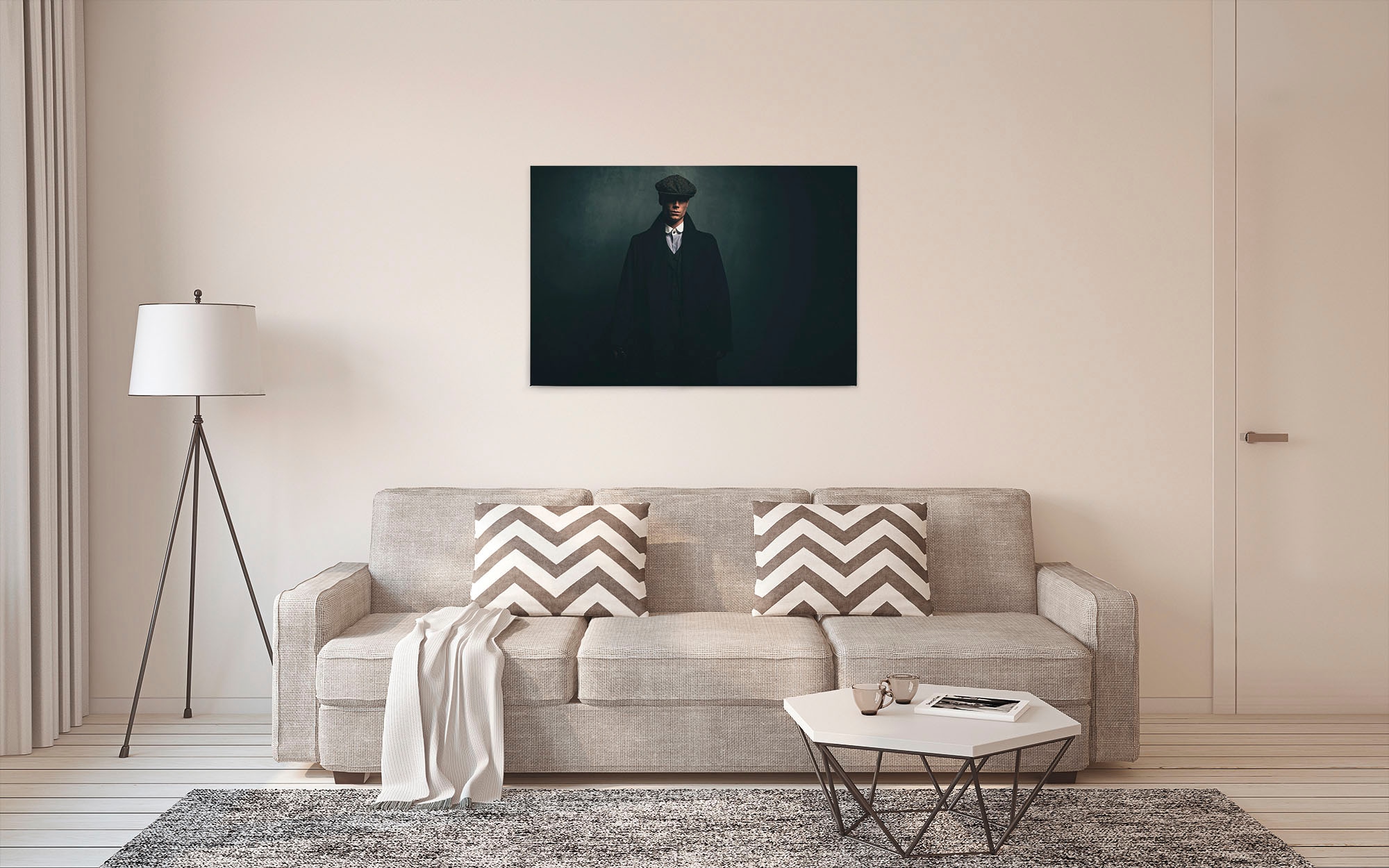 A.S. Création Leinwandbild »roger«, Kunst-Personen-Kinder, (1 St.), Keilrahmen Bild Mann Leinwand-Bild Wohnzimmer modern Wandbild Kinder