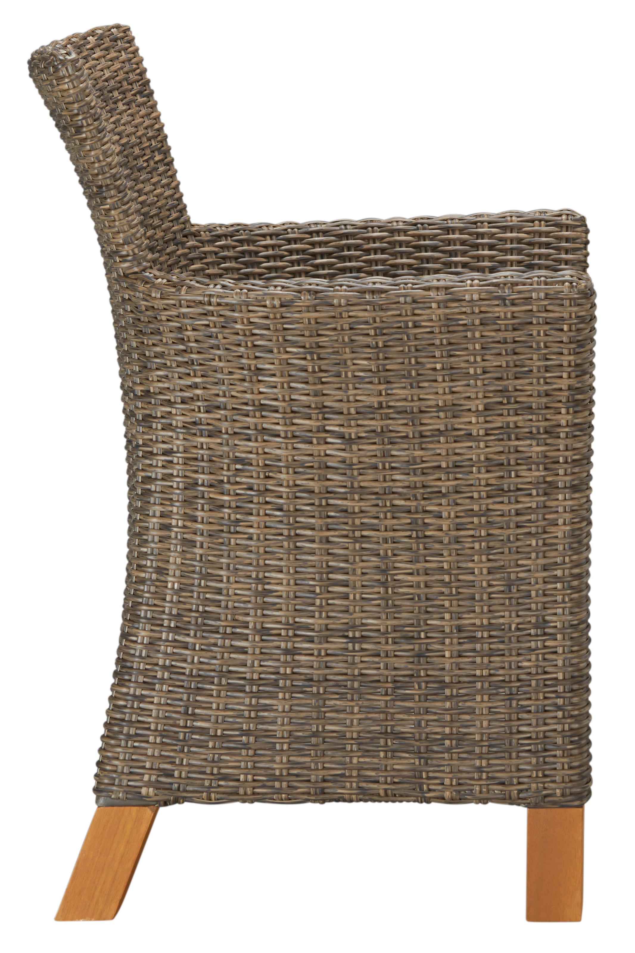 MERXX Garten-Essgruppe »Toskana«, (9 tlg.), 4 Sessel, Tisch 110x110x75 cm, Polyrattan/Akazie