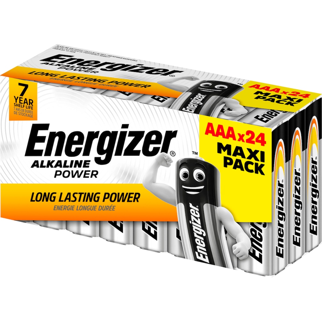 Energizer Batterie »24er Box Alkaline Power AAA«, (24 St.)