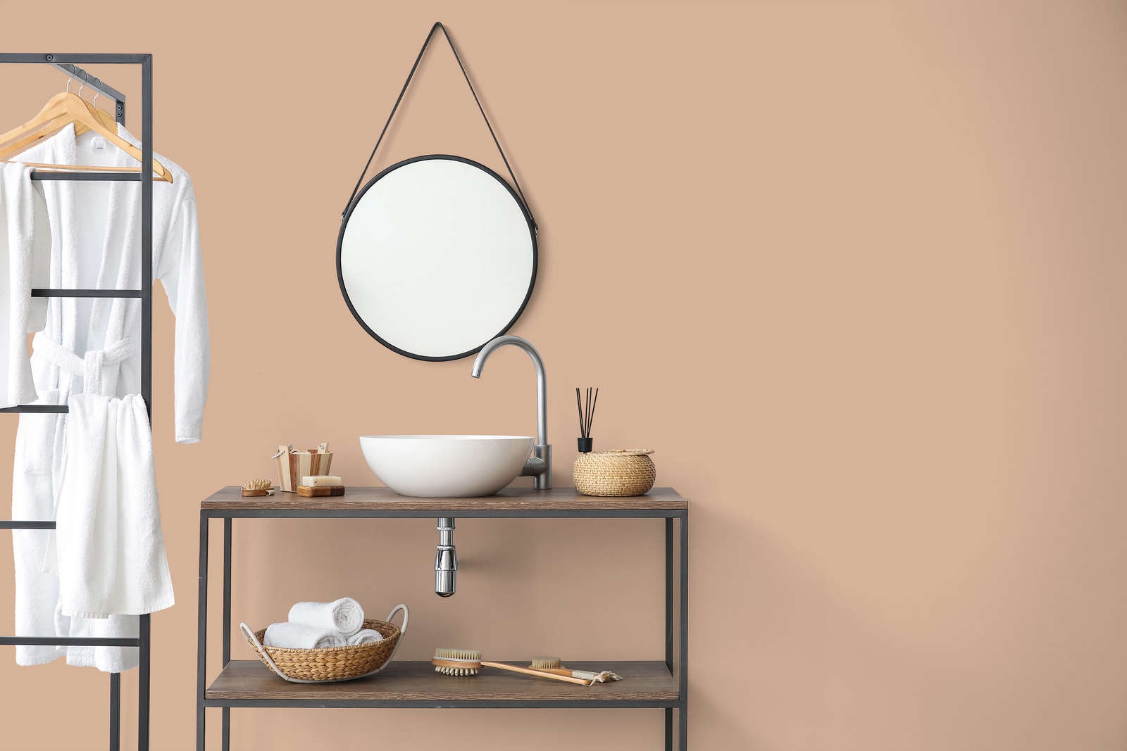 A.S. Création Wand- und Deckenfarbe »Seidenmatt Innenfarbe THE COLOR KITCHEN« für Wohnzimmer Schlafzimmer Flur Küche, versch. Orangetöne