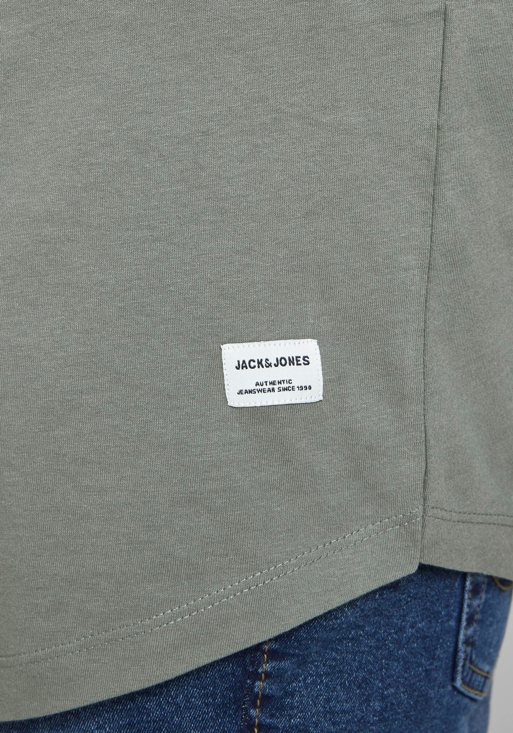 Jack & Jones PlusSize T-Shirt »NOA TEE«, mit abgerundetem Saum, bis Größe 6XL