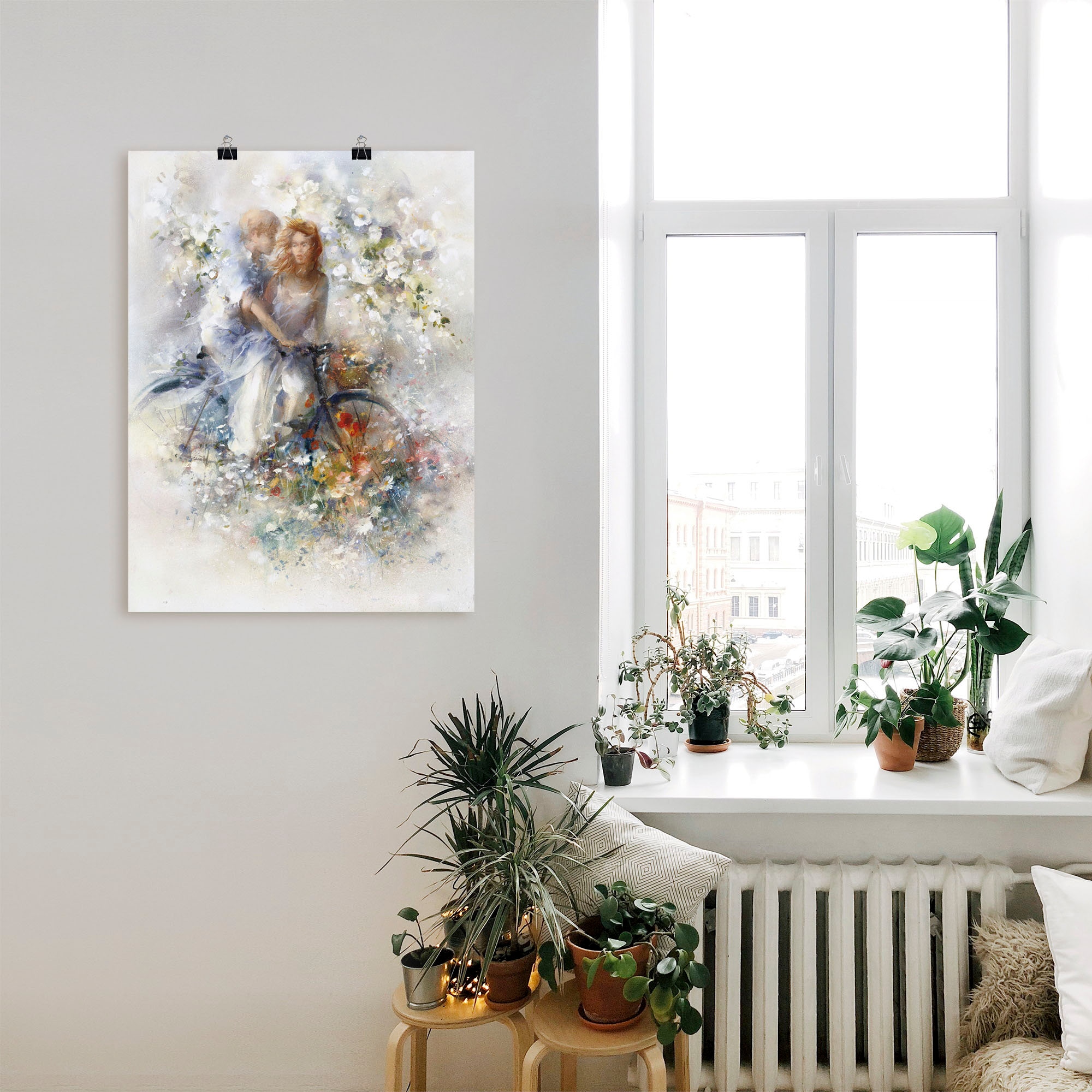 Artland Wandbild »Frühling II«, Paar, (1 St.), als Leinwandbild, Poster, Wandaufkleber in verschied. Größen