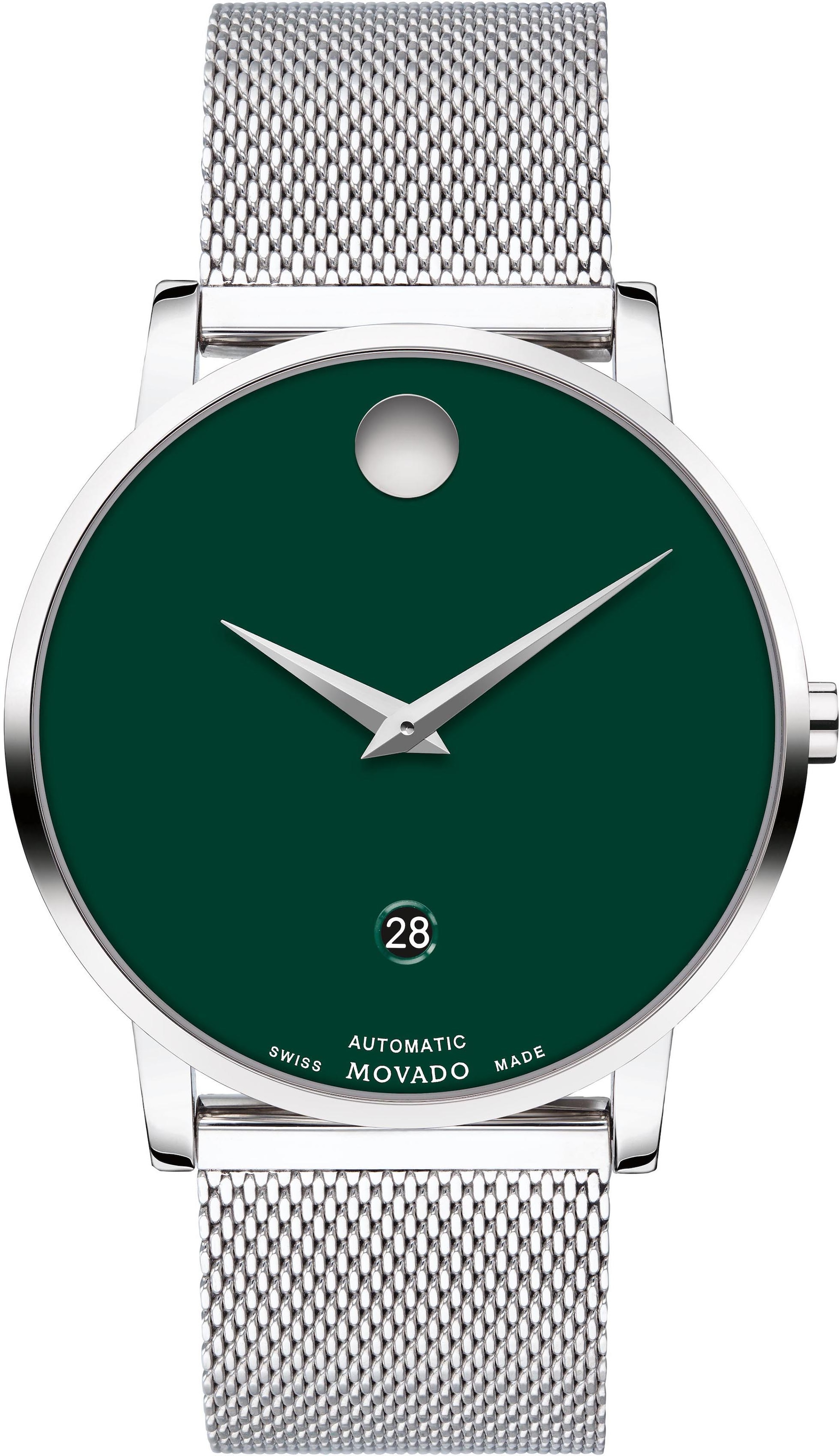MOVADO Automatikuhr »MUSEUM, 0607649«, Armbanduhr, Herrenuhr, Damenuhr, mechanische Uhr, Swiss Made