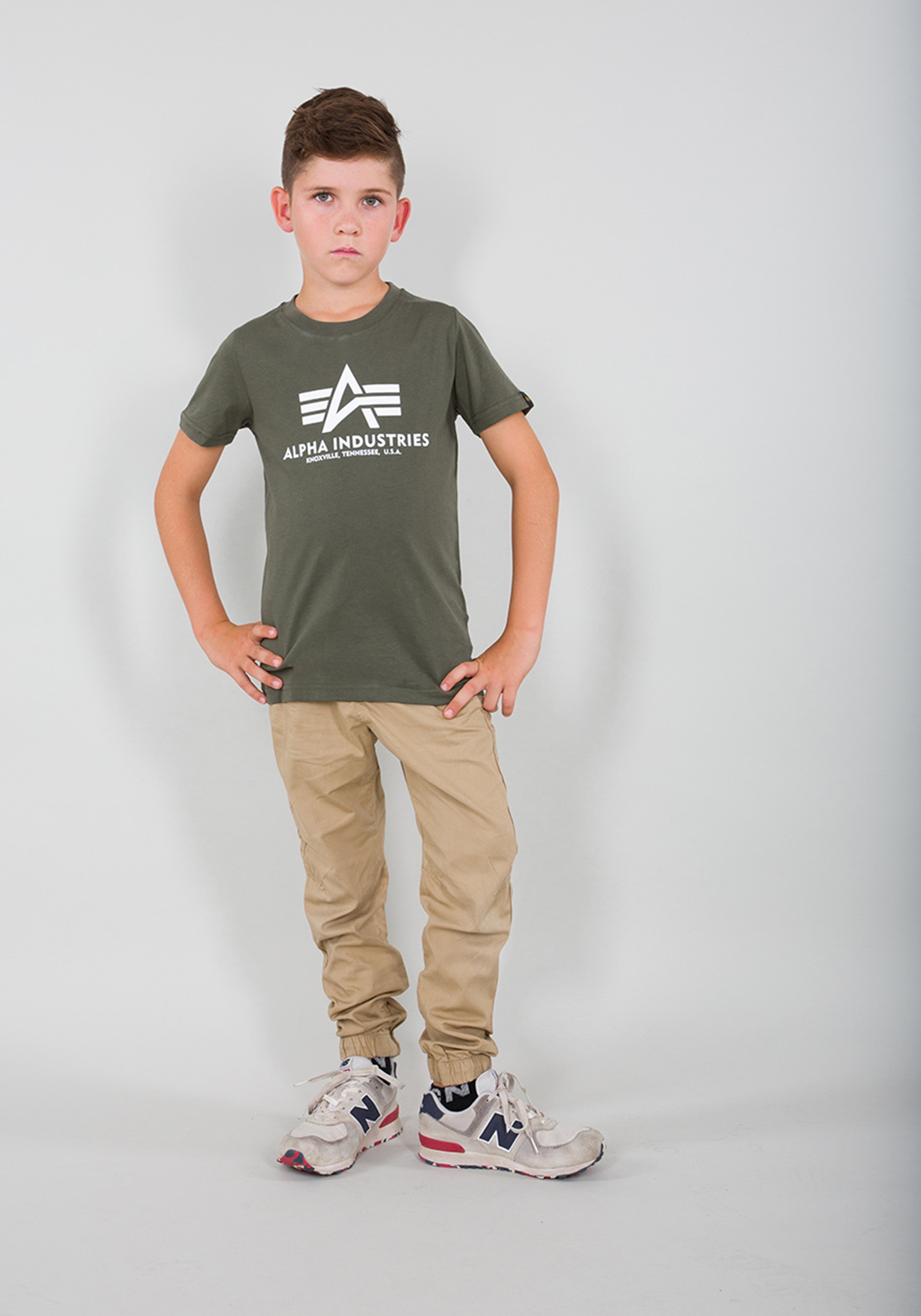 Alpha Industries T-Shirt »Alpha Industries Kids - T-Shirts Basic T-Shirt BL K«