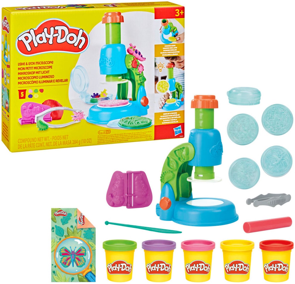 Hasbro Knetform-Set »Play-Doh, Mikroskop mit Licht«