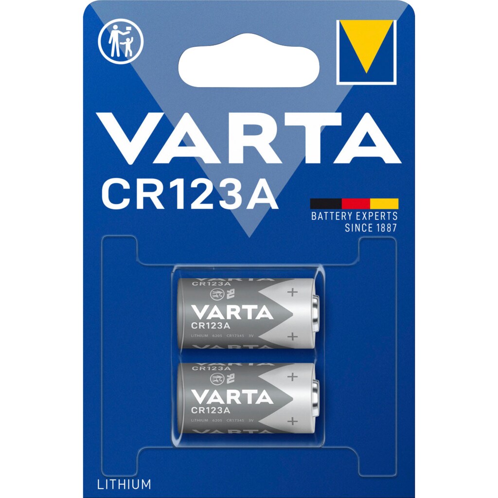 VARTA Batterie »2er Pack Professional Lithium Spezial«, 3 V, (Packung, 2 St.)