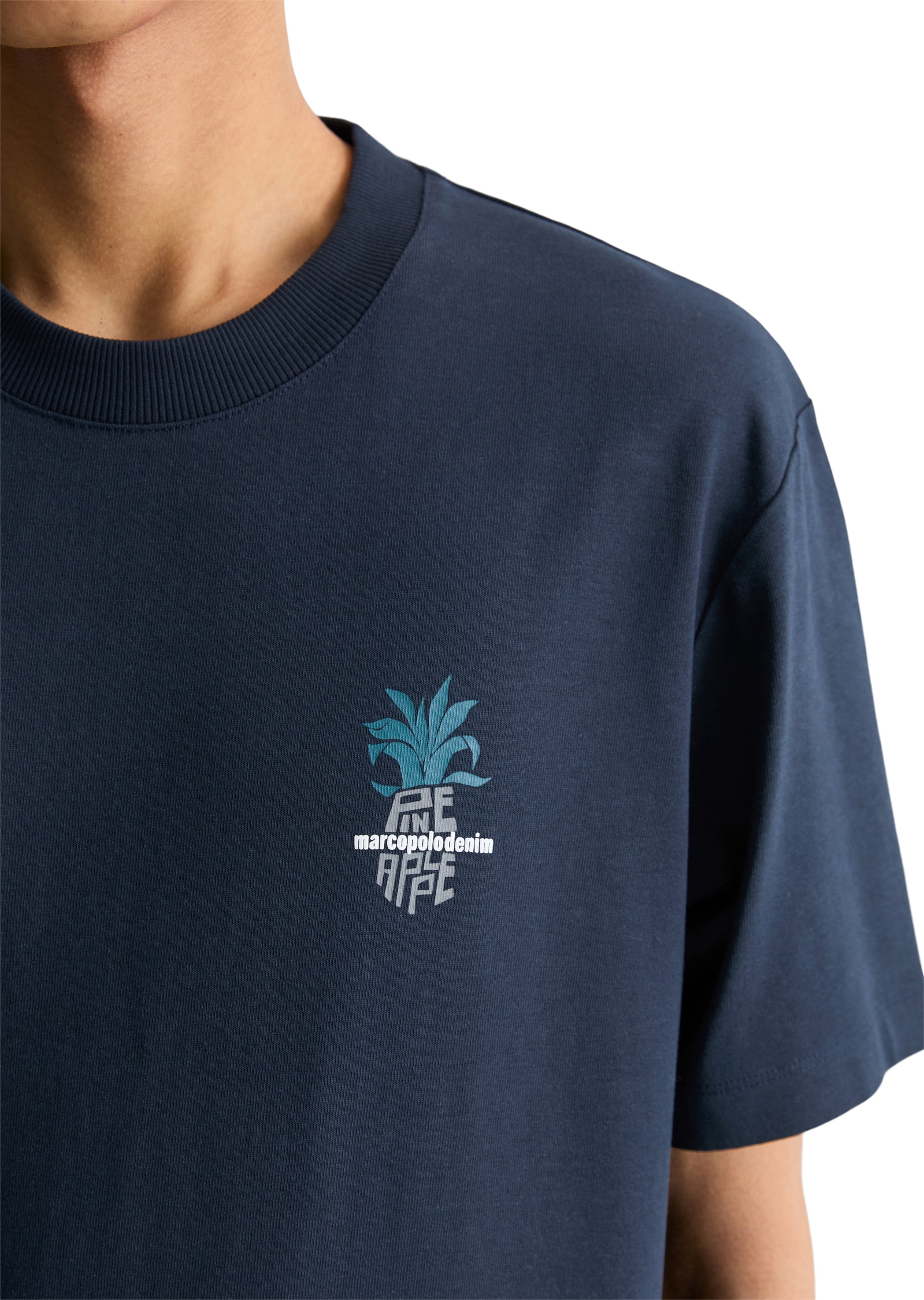 Marc O'Polo DENIM T-Shirt relaxed fit aus reiner Bio-Baumwolle