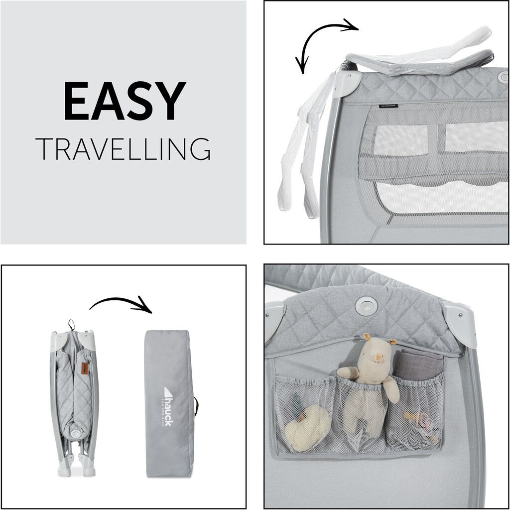 Hauck Baby-Reisebett »Play N Relax Center - Quilted grey«