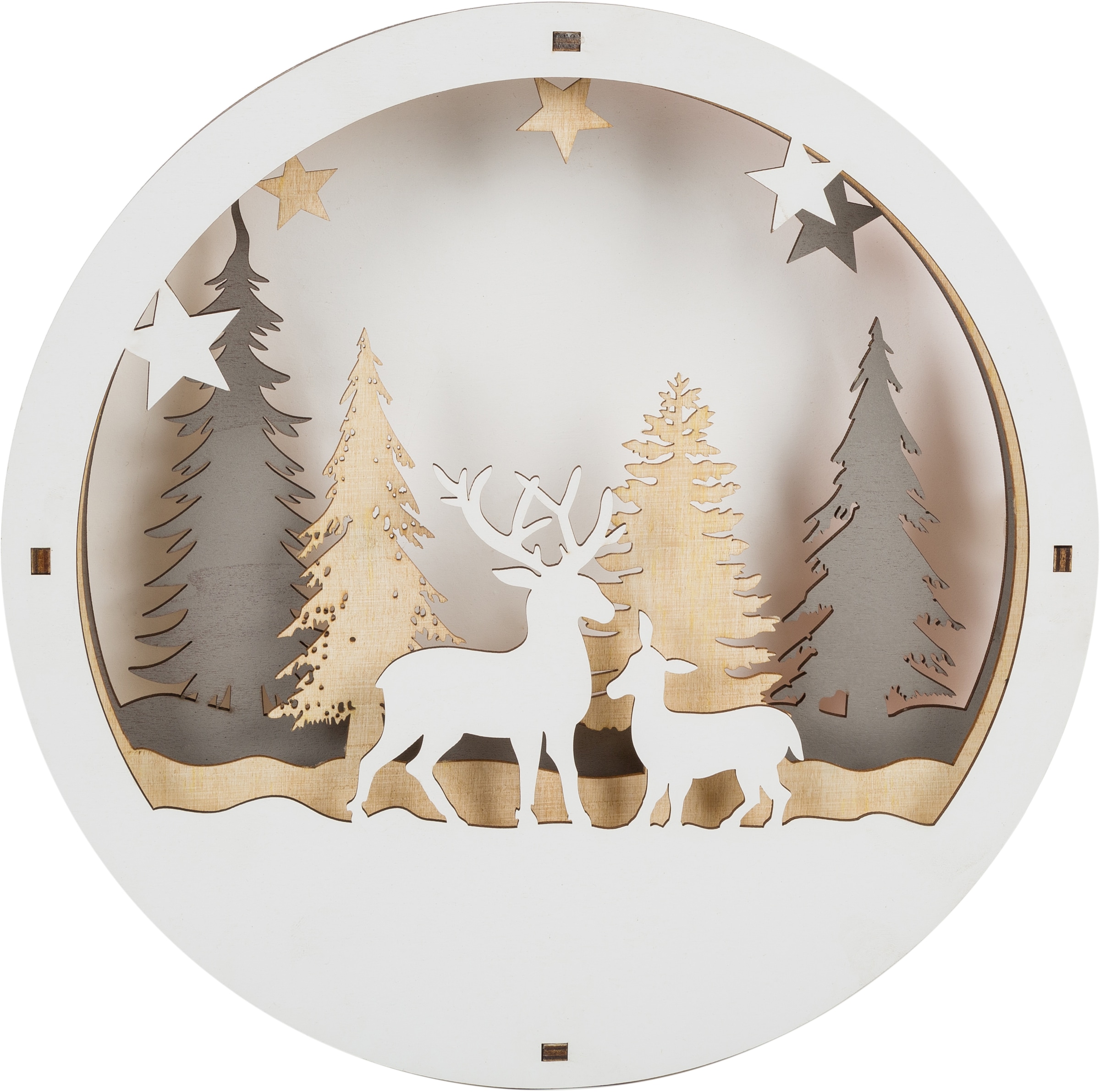 Myflair Möbel & Accessoires Weihnachtsszene cm LED Beleuchtung, Höhe Winterszenerie, 29 mit ca. »Weihnachtsdeko«, kaufen