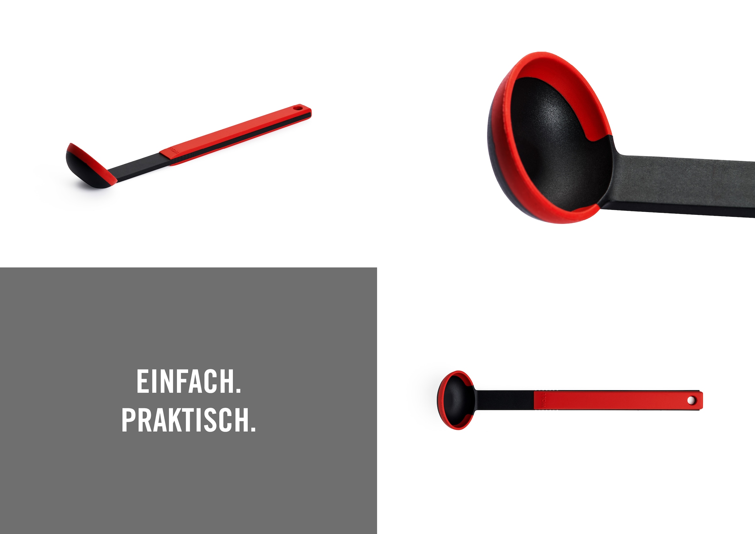 WOLL Soßenlöffel »Cook it«, (1 tlg.), aus hochwertigem Kunststoff und Silikon