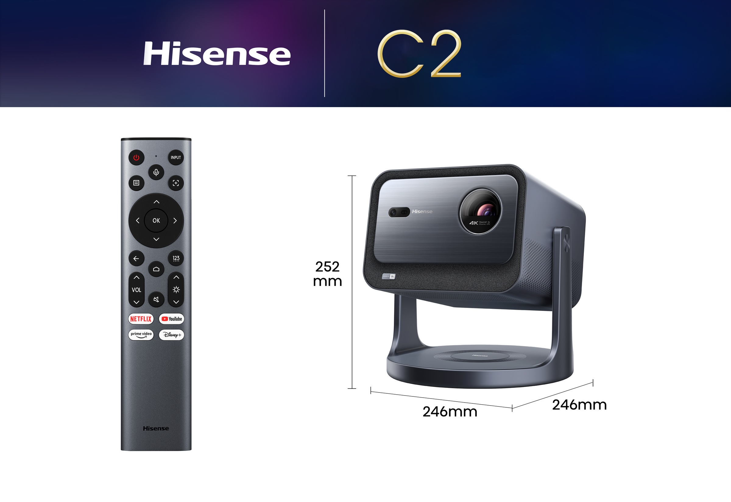 Hisense Mini-Beamer »C2«, (1700:1)