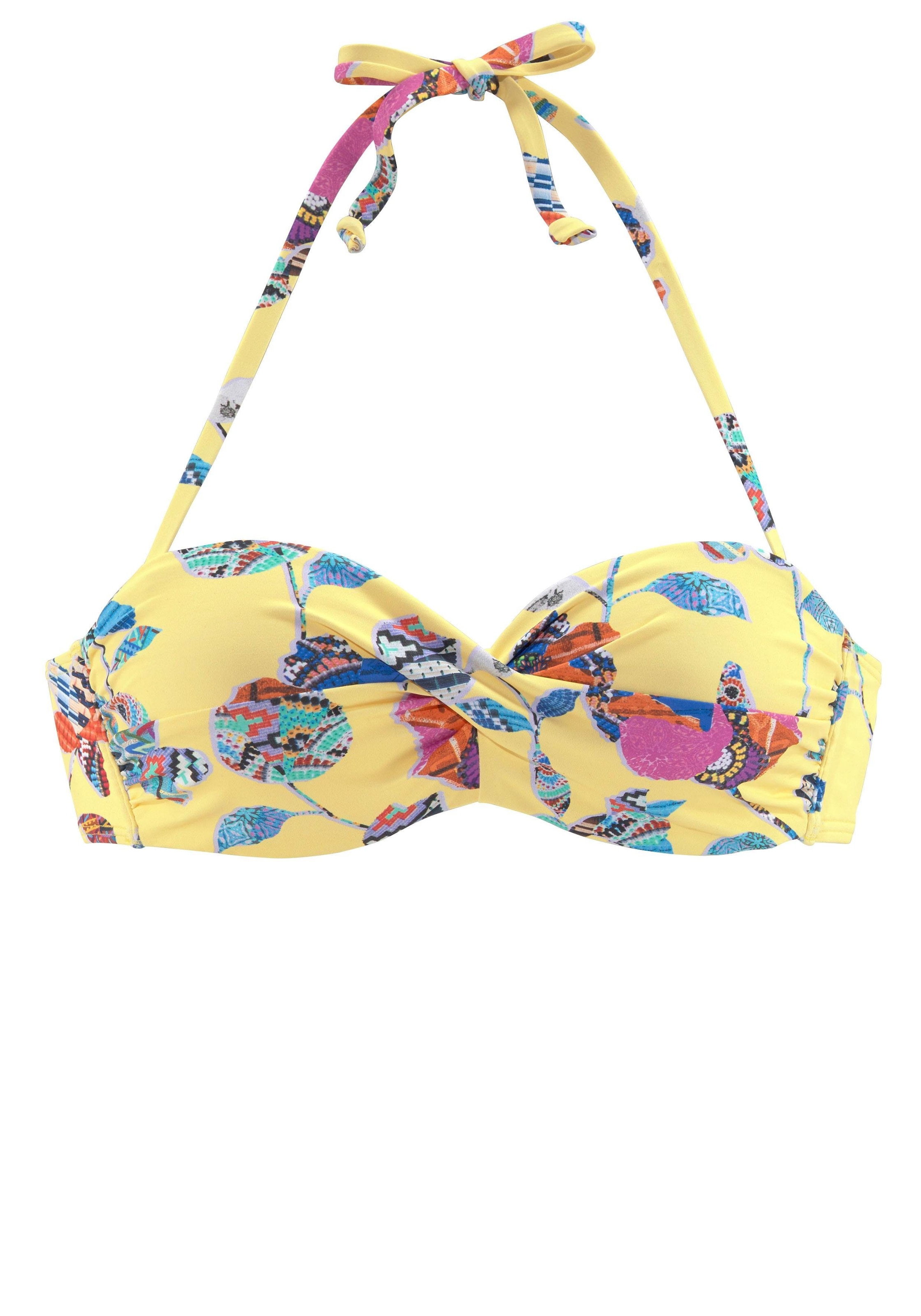 2. Bild von Sunseeker Bügel-Bandeau-Bikini-Top »Jam«, mit Wickeloptik