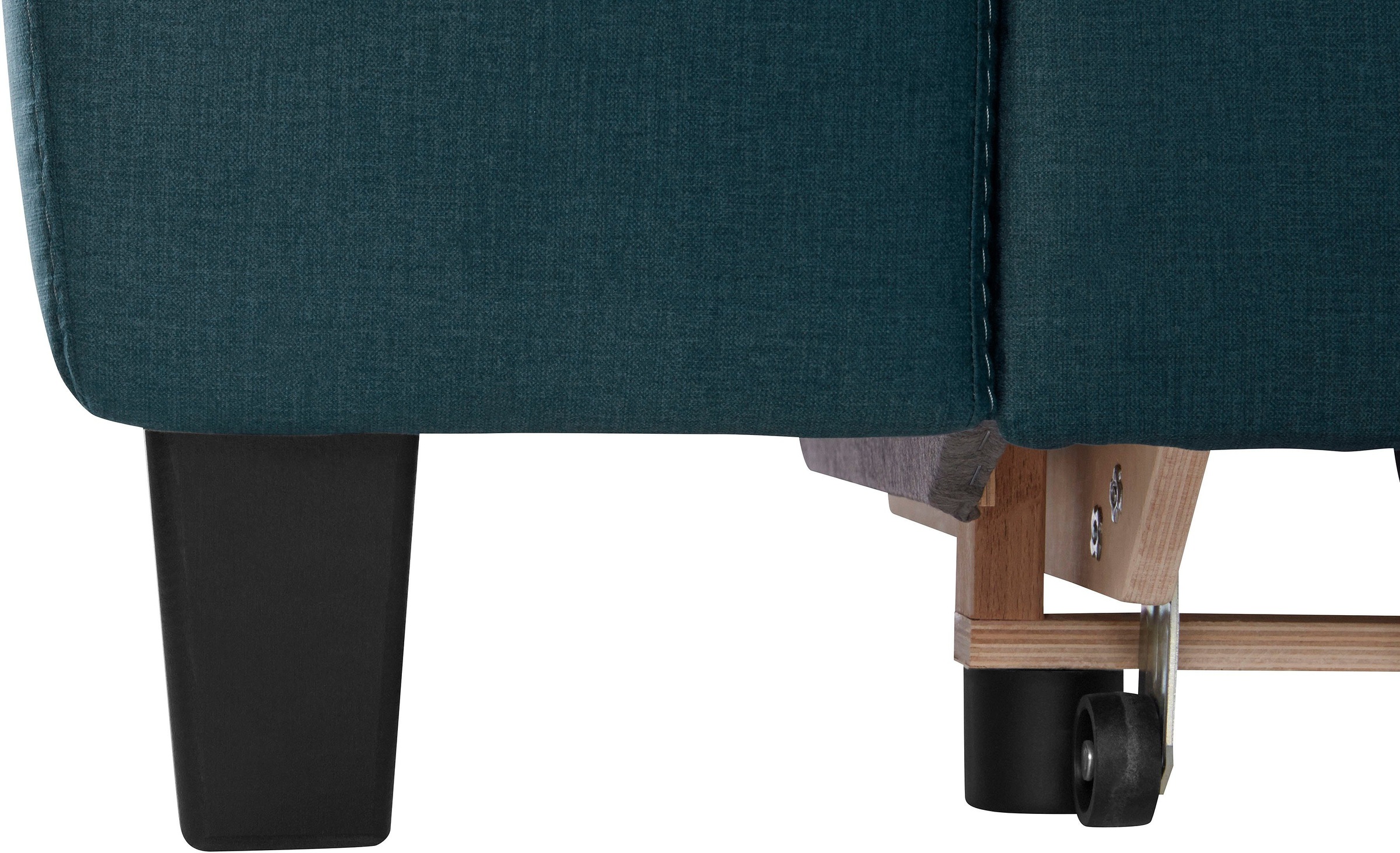COTTA Polstergarnitur »Morven L-Form«, (Set), Set bestehend aus: Ecksofa mit Kopfteilverstellung & Hocker