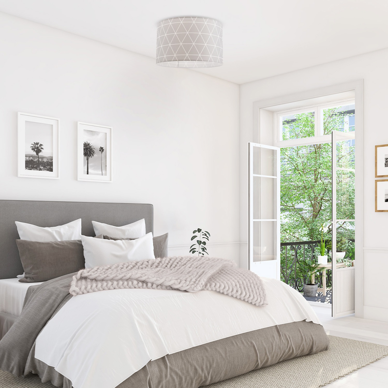 Paco Home Deckenleuchte »Stella 401«, 1 flammig, Leuchtmittel E27   ohne Le günstig online kaufen