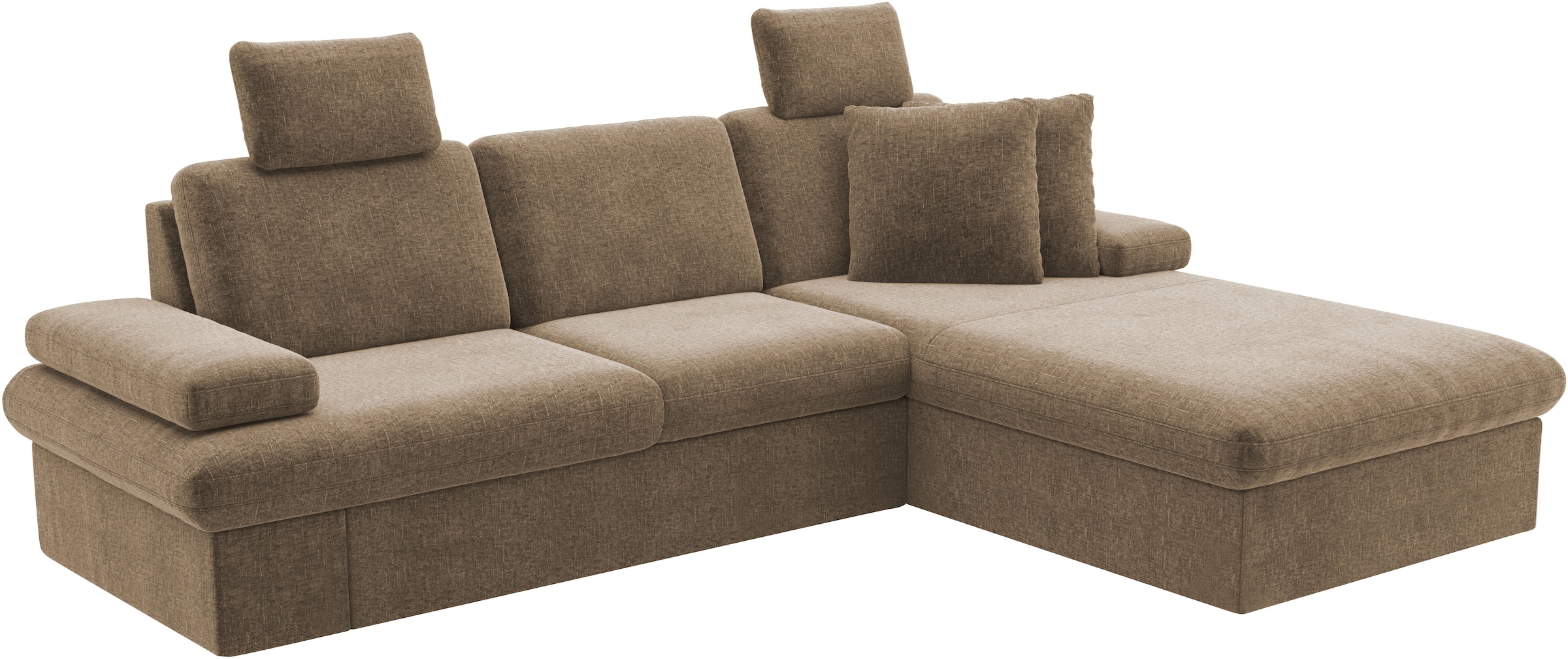 sit&more Ecksofa »Moreno«, mit Armteilverstellung,wahlweise mit Bettfunktion