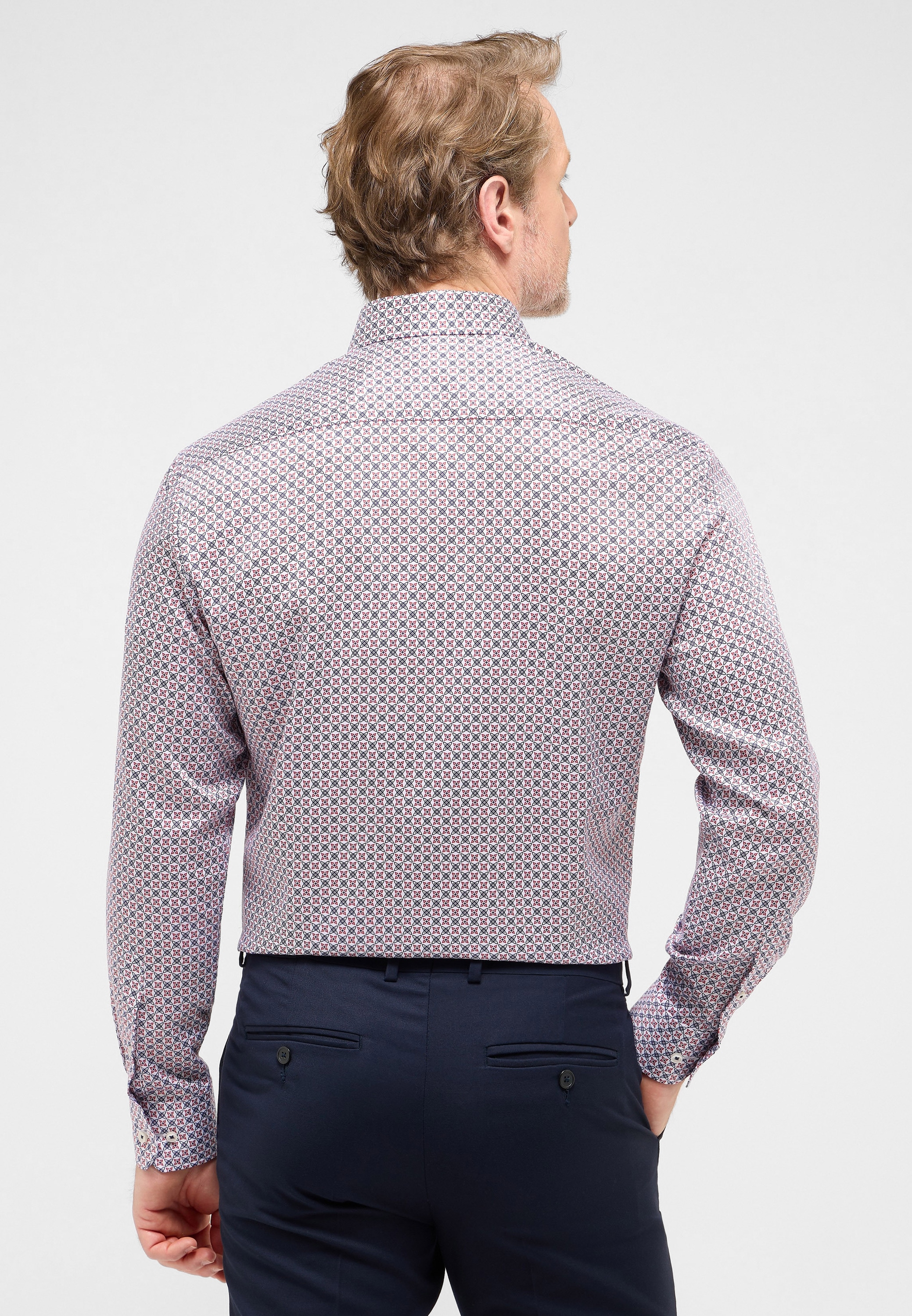 Eterna Langarmhemd »MODERN FIT«, EASY IRON (bügelleicht)