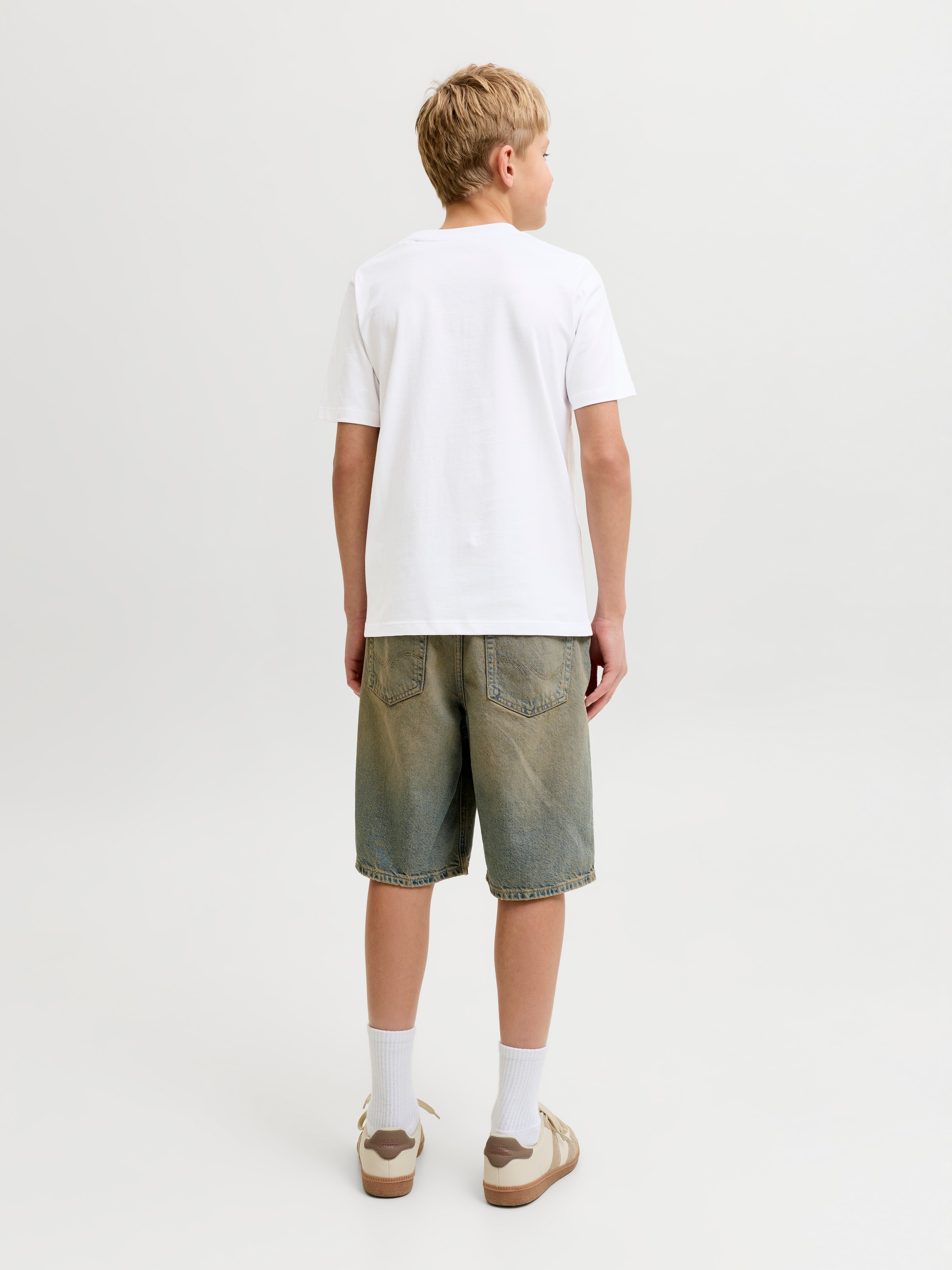Jack & Jones Junior T-Shirt »JJINDIANA TEE SS CREW NECK JNR« Baumwolle, regular fit