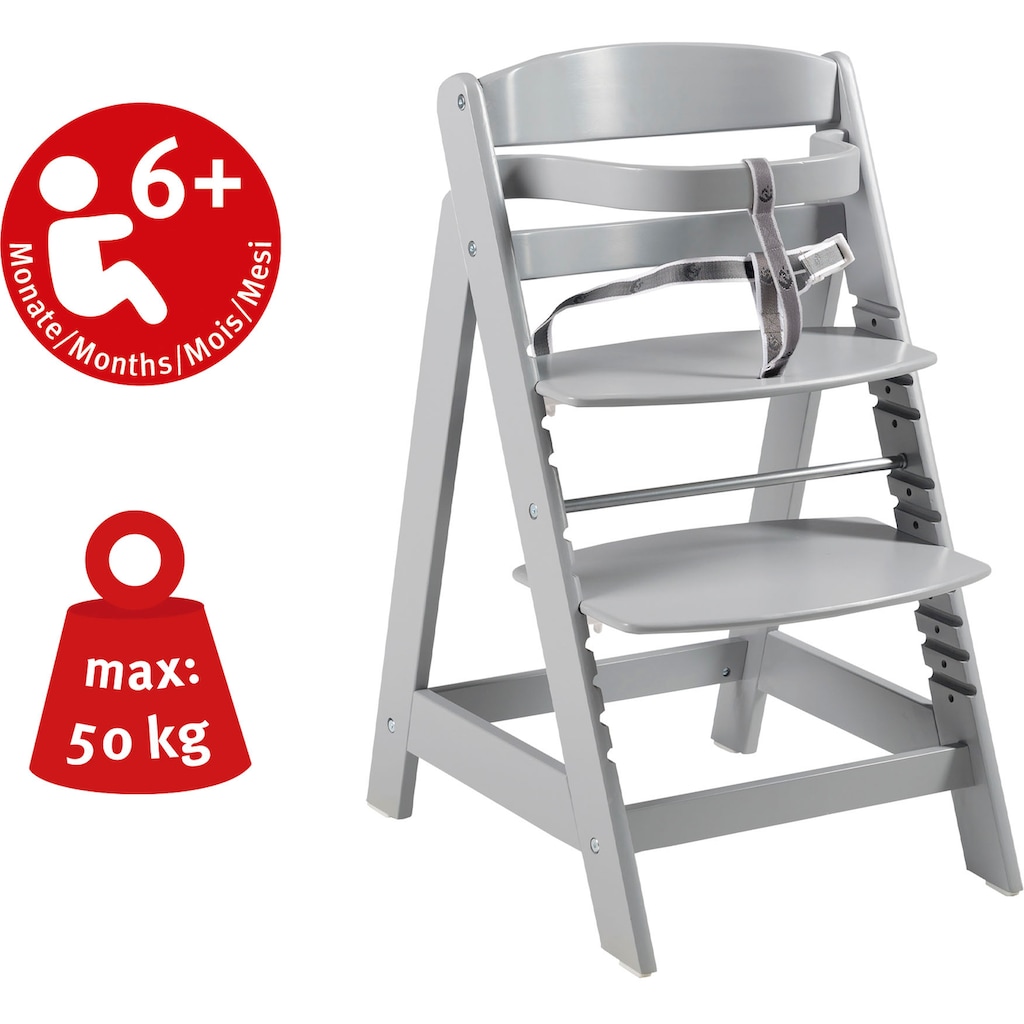 roba® Hochstuhl »Treppenhochstuhl Sit Up Click, taupe«