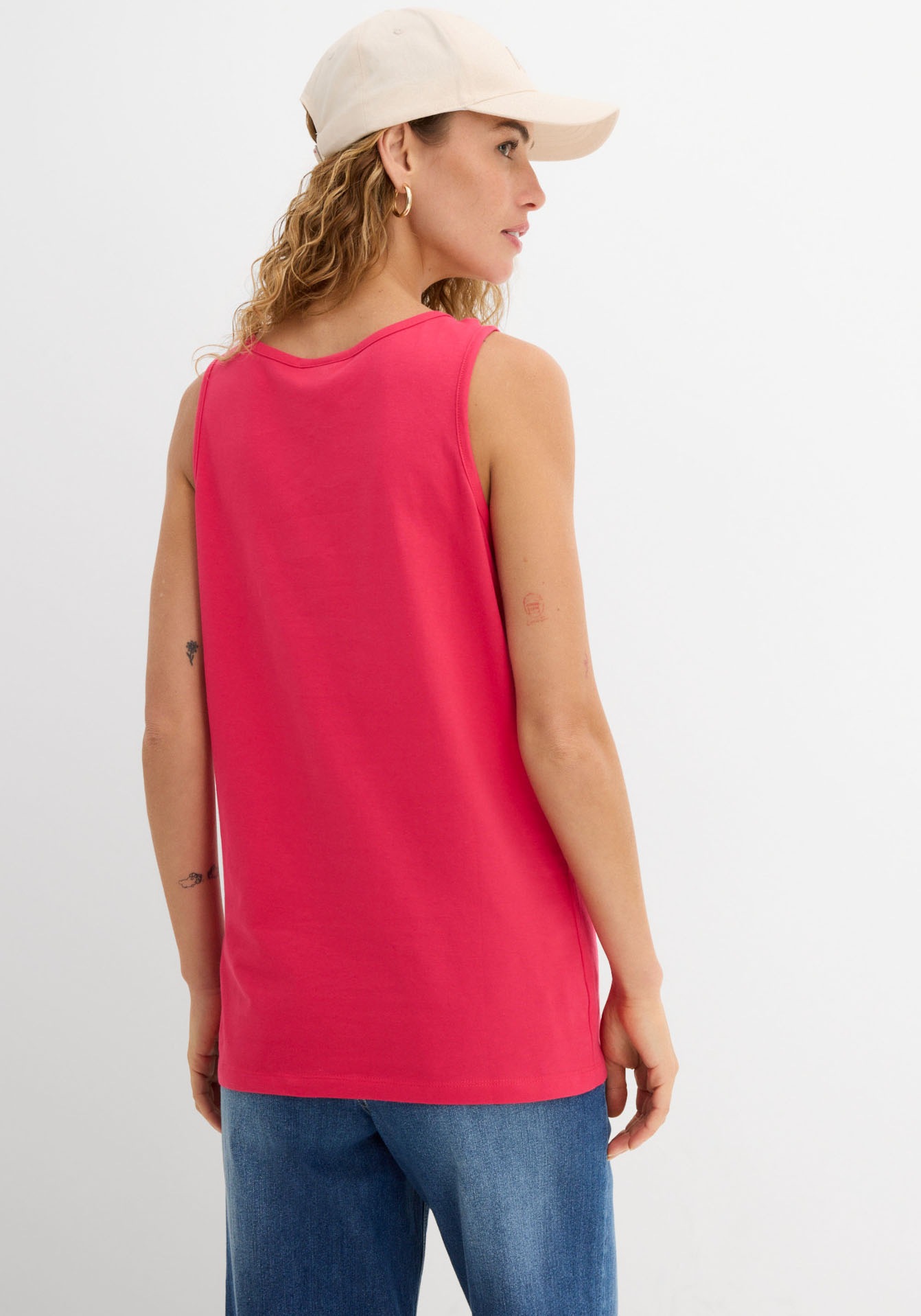 bonprix Longtop Packung, 5 tlg. figurumspielende Passform, po-bedeckend