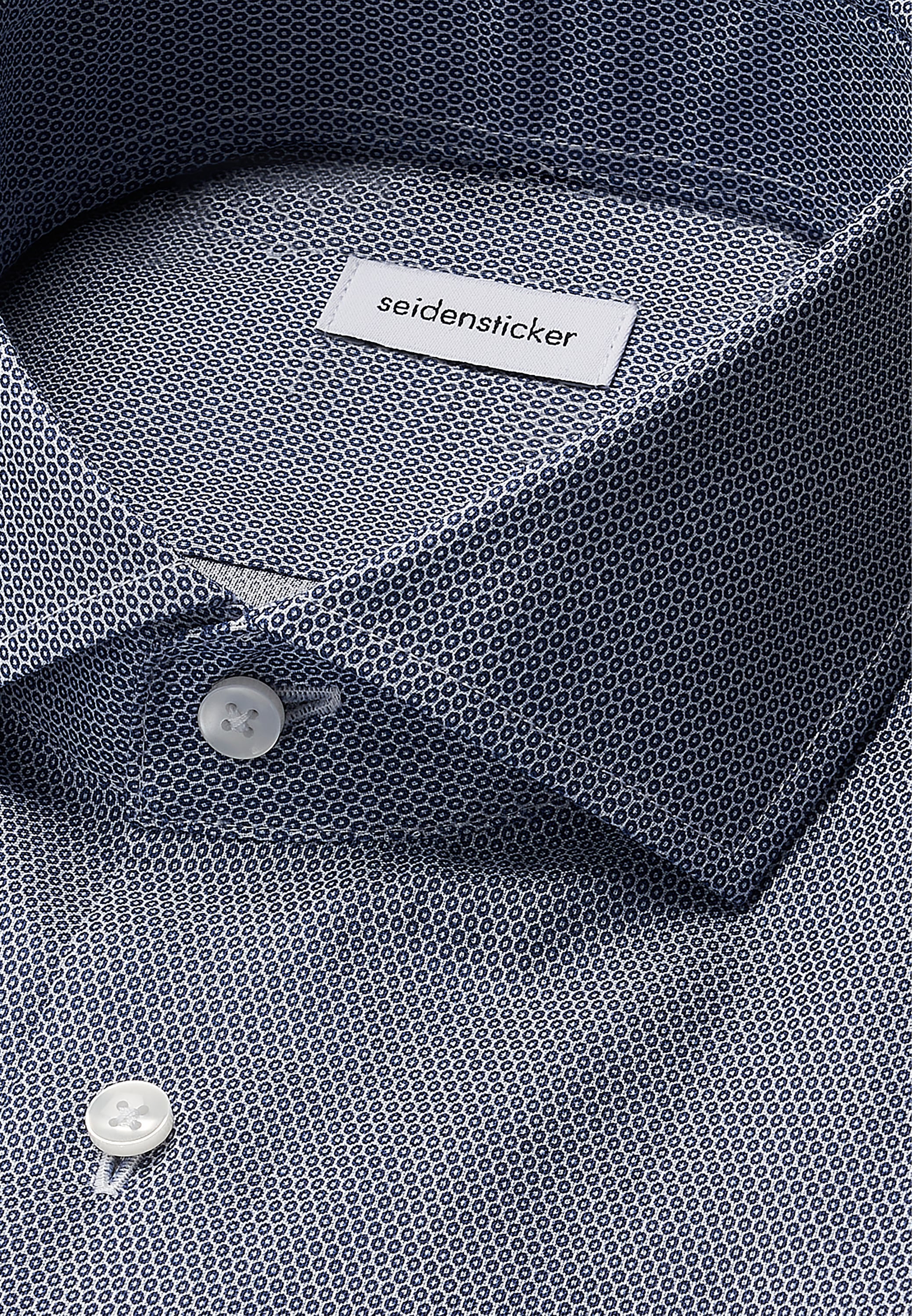 seidensticker Businesshemd »Schwarze Rose« X-Slim 1/1 Kentkragen Druck