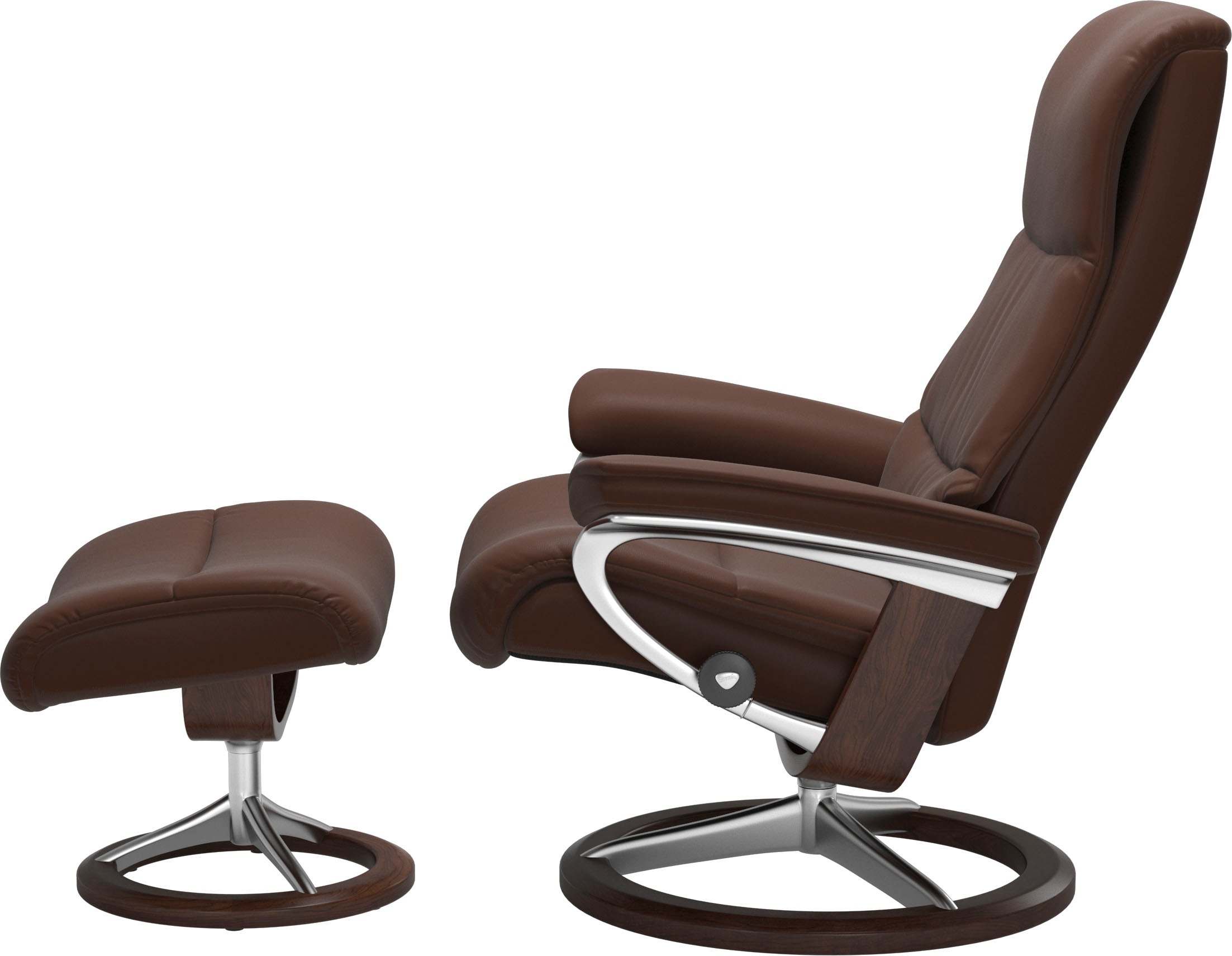 Stressless® Fußhocker »View«, mit Signature Base,Gestell Braun