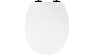 CORNAT WC-Sitz »WHITE MATT STEEL«, mit Absenkautomatik & Schnellbefestigung kaufen