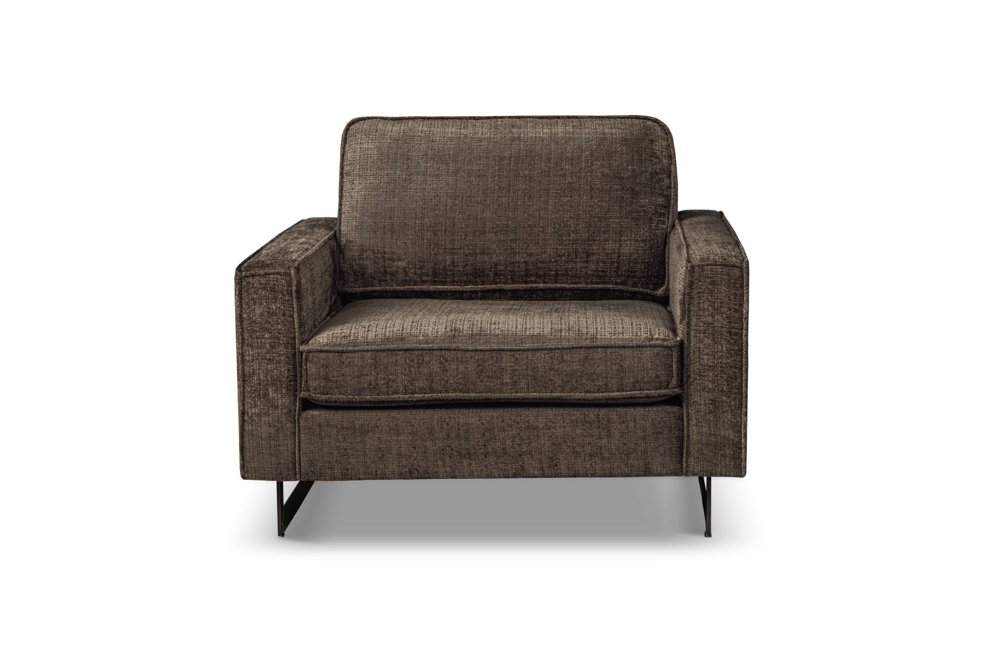 Home affaire Loveseat »Pinto 105 cm, Cord, Chenille, Lederoptik« mit Keder, günstig online kaufen