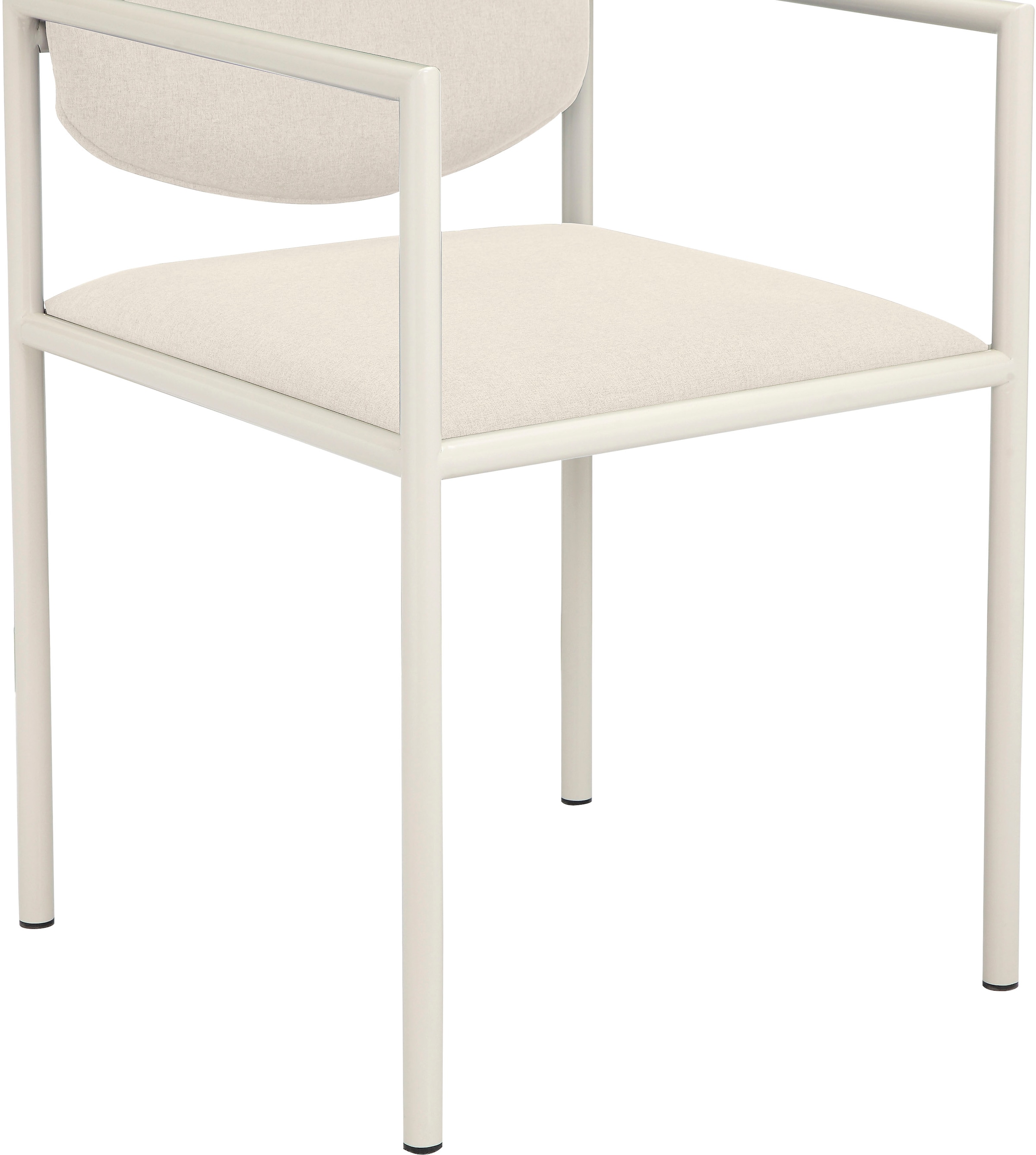 LeGer Home by Lena Gercke Esszimmerstuhl »Noelia, TOPSELLER!«, Feinstruktur, 2er Set, In 2 Gestellfarben auswählbar, Sitzhöhe 49 cm