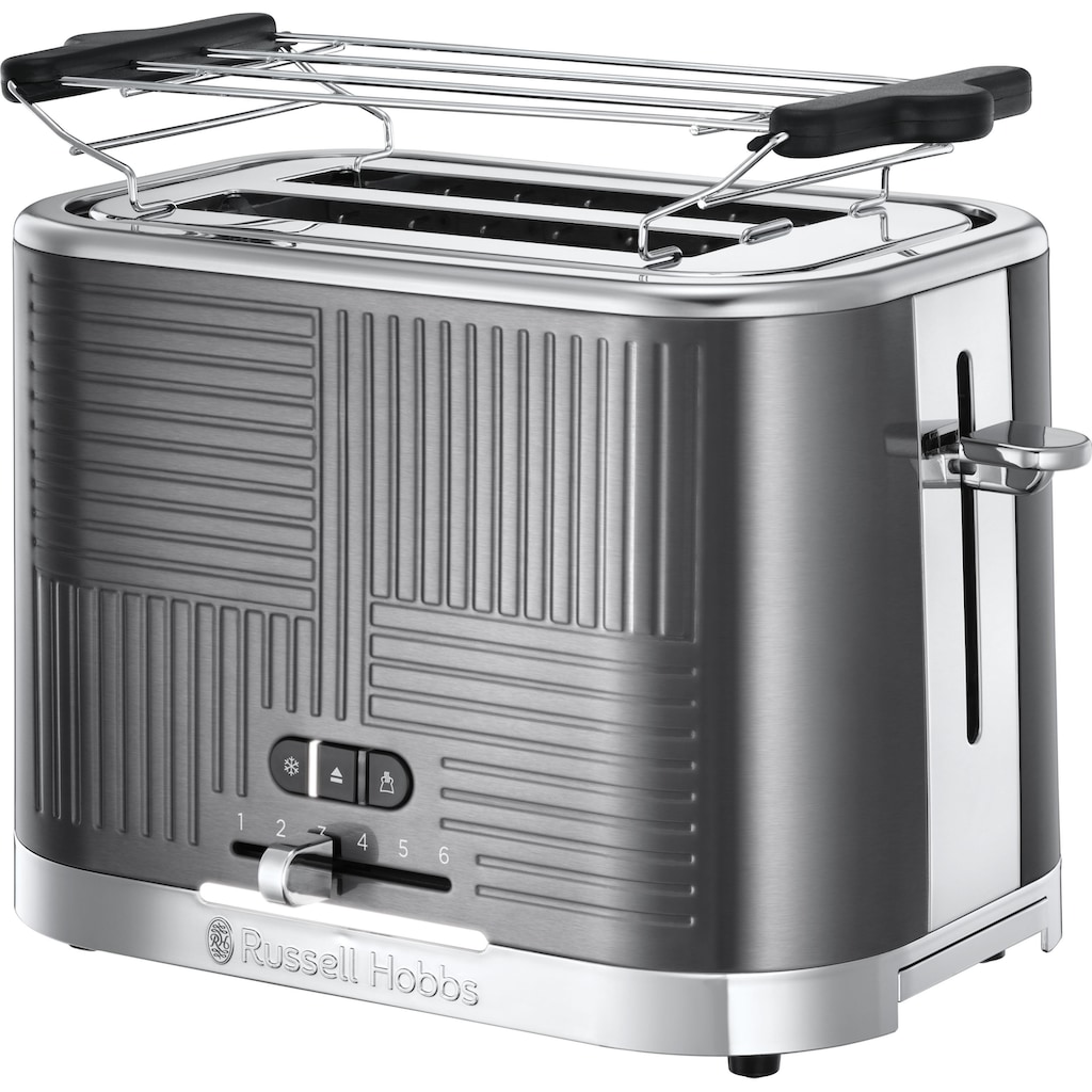 RUSSELL HOBBS Toaster »Geo Steel 25250-56«, 2 kurze Schlitze, 1640 W