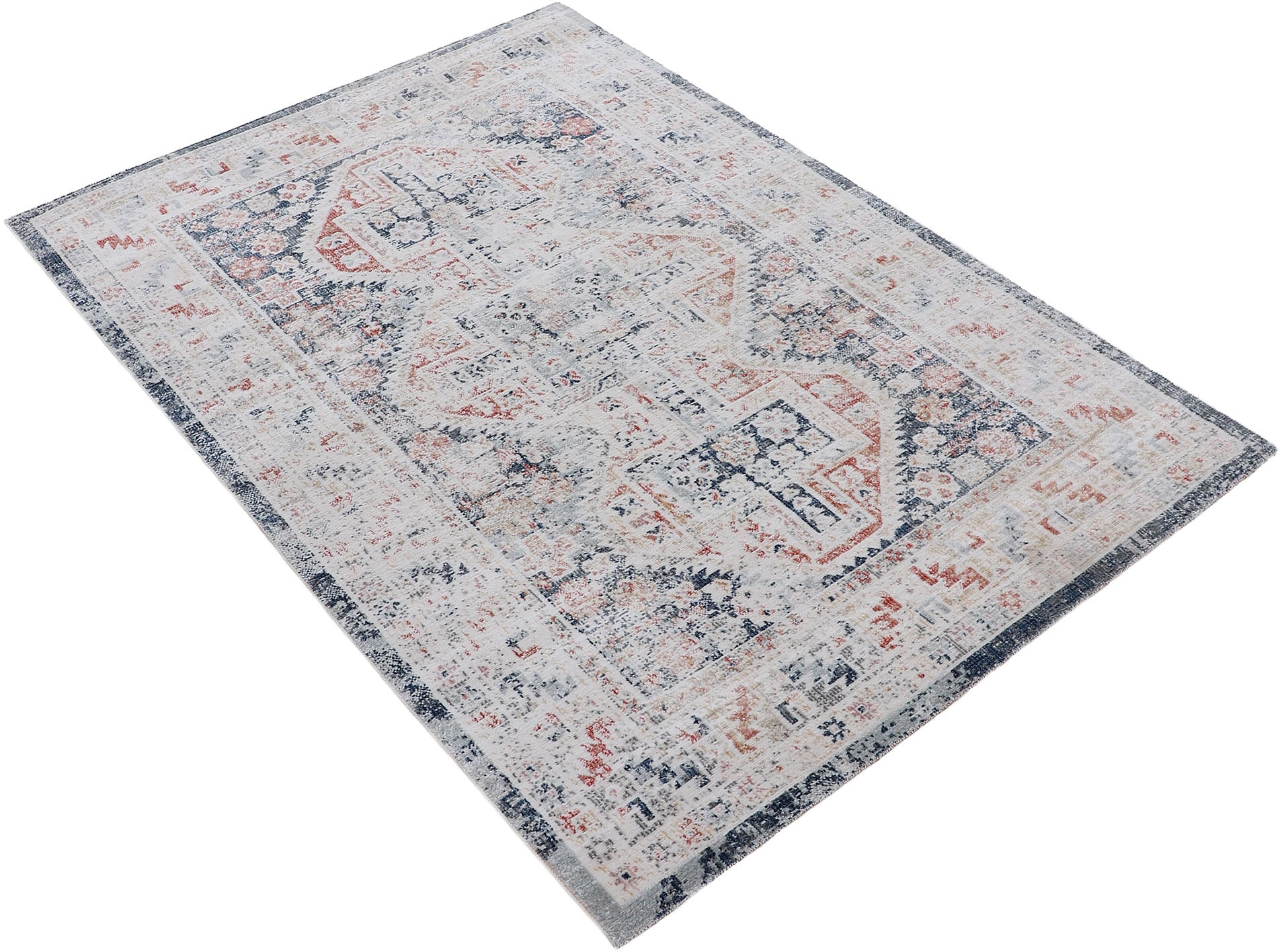 carpetfine Teppich »Rina«, rechteckig, 3 mm Höhe, Orient Vintage Look