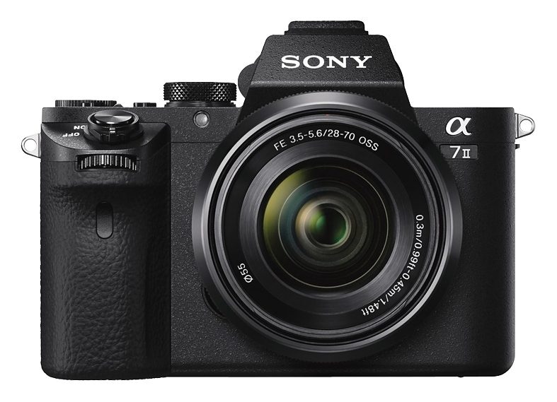 Sony Systemkamera »A7 II«, SEL-2870, 24,3 MP, WLAN (Wi-Fi)-NFC, Gesichtserkennung, HDR-Aufnahme, Makroaufnahme